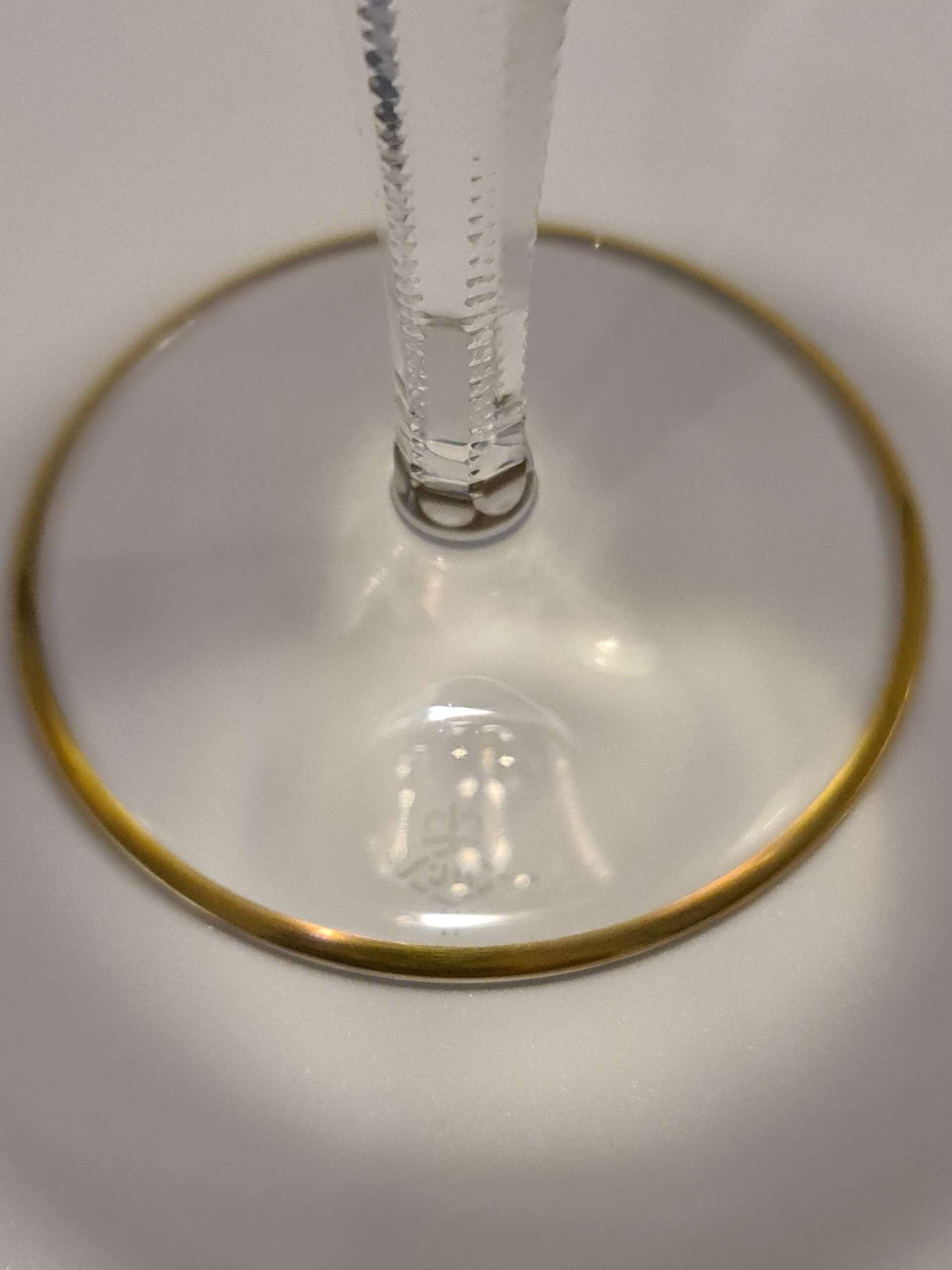 Lead Crystal White Wine Glass from Adolf Hitler's Personal Table Service at The Berghof - Image 8