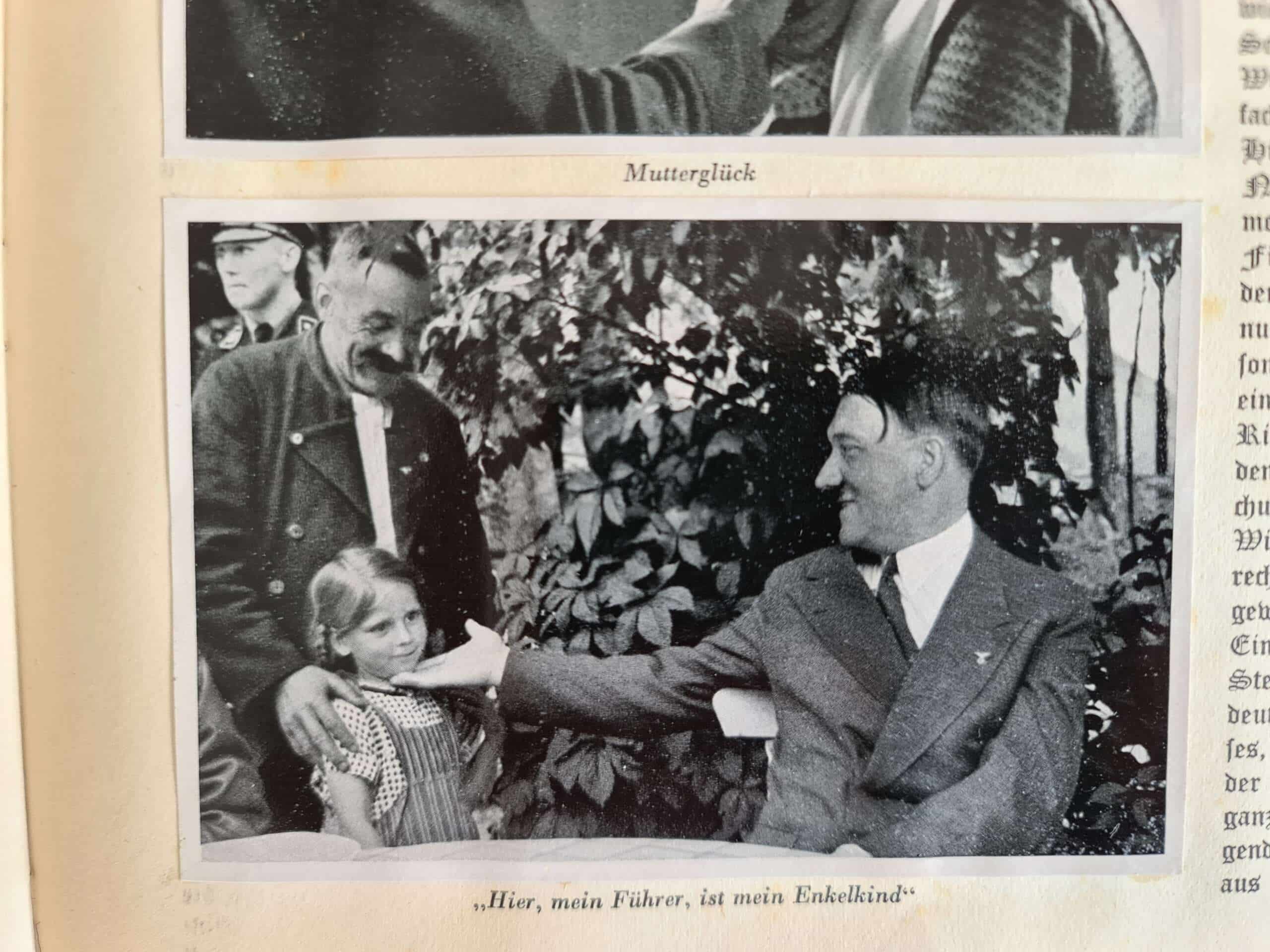 Adolf Hitler Cigarette Card Photo Book with Rare Original Dust Jacket. - Image 9