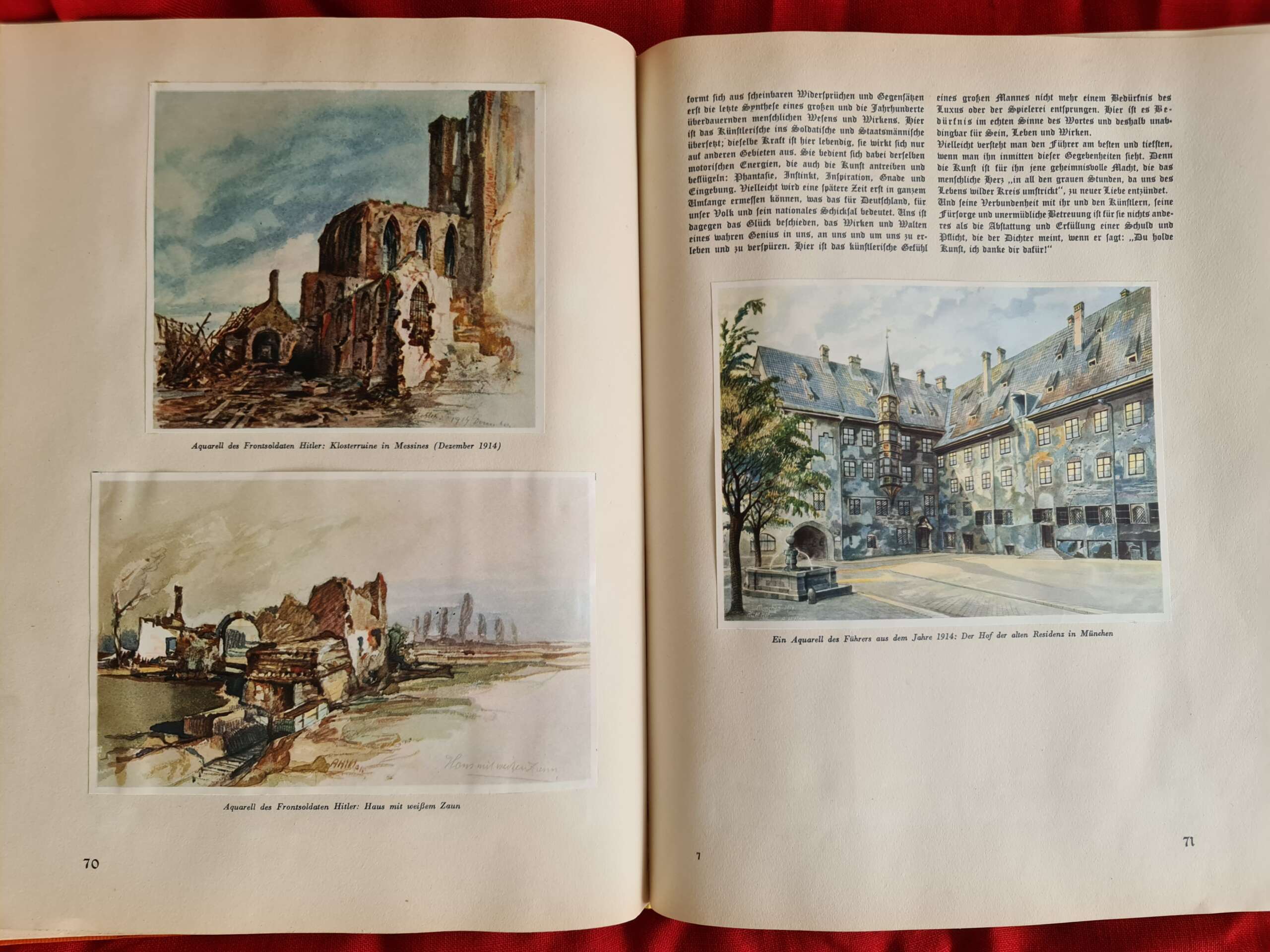 Adolf Hitler Cigarette Card Photo Book with Rare Original Dust Jacket. - Image 5