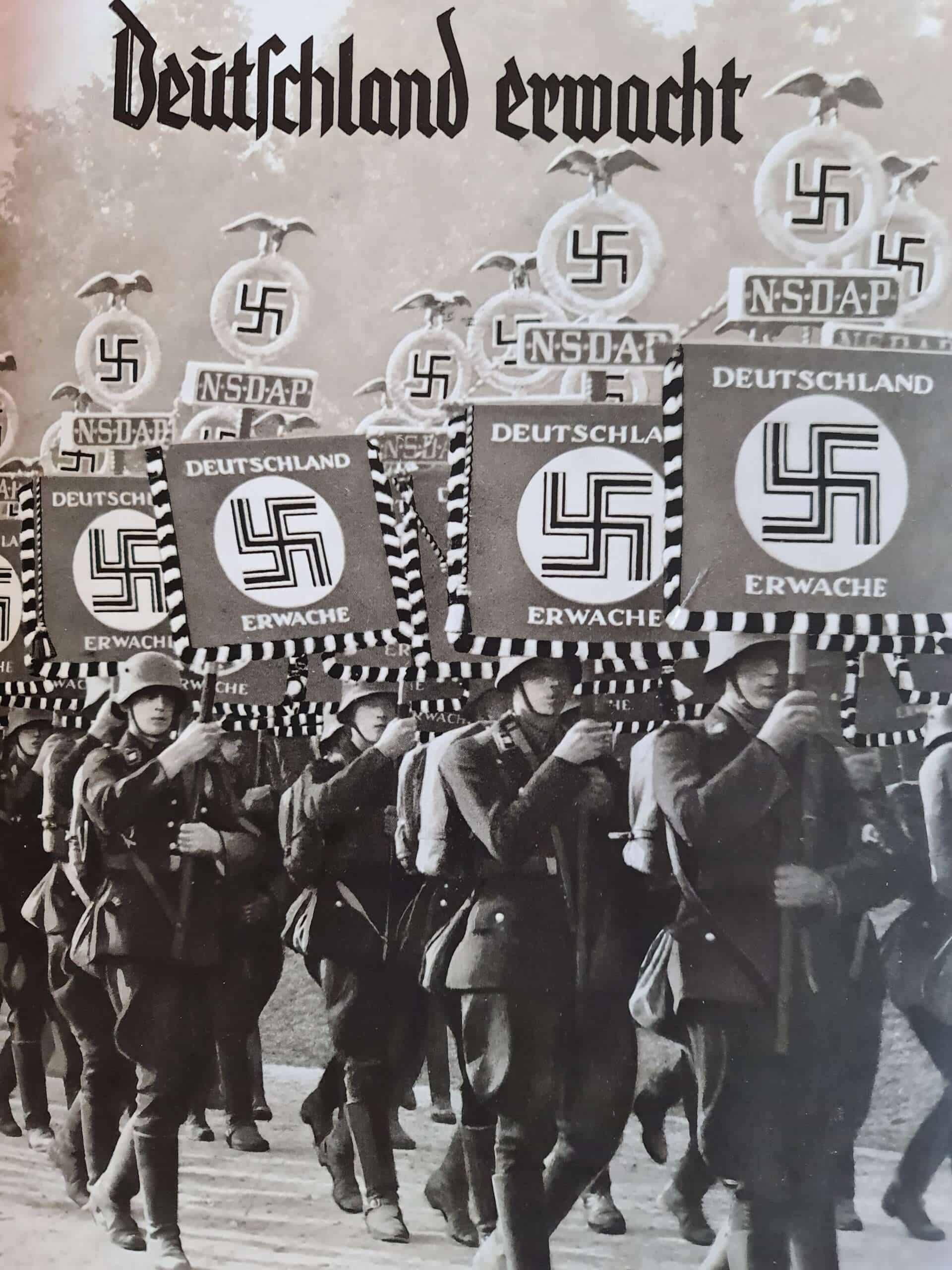 Deutschland Erwacht (Germany Awaken) Cigarette Card Photo Book with Rare Original Dust Jacket