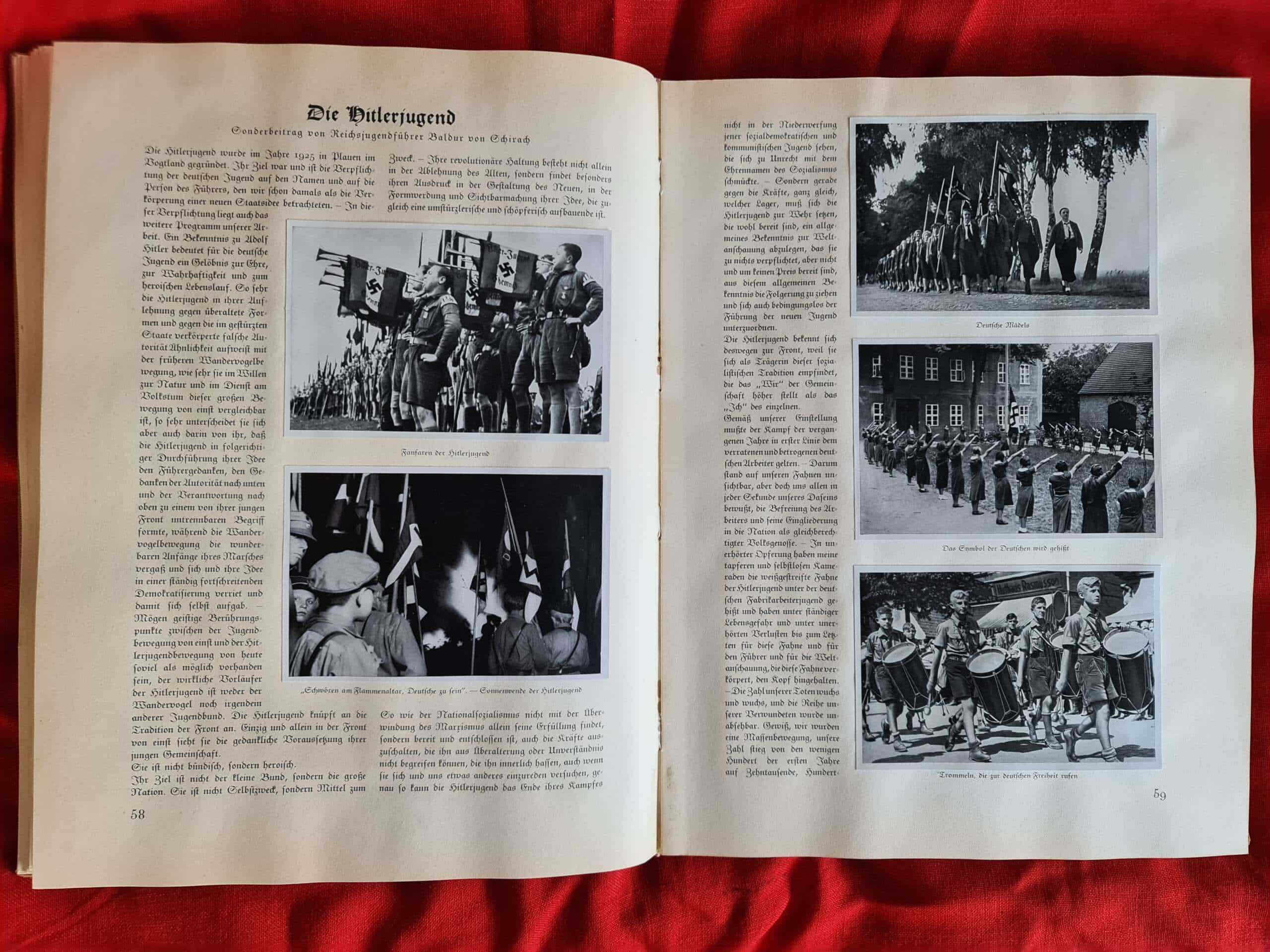 Deutschland Erwacht (Germany Awaken) Cigarette Card Photo Book with Rare Original Dust Jacket - Image 19