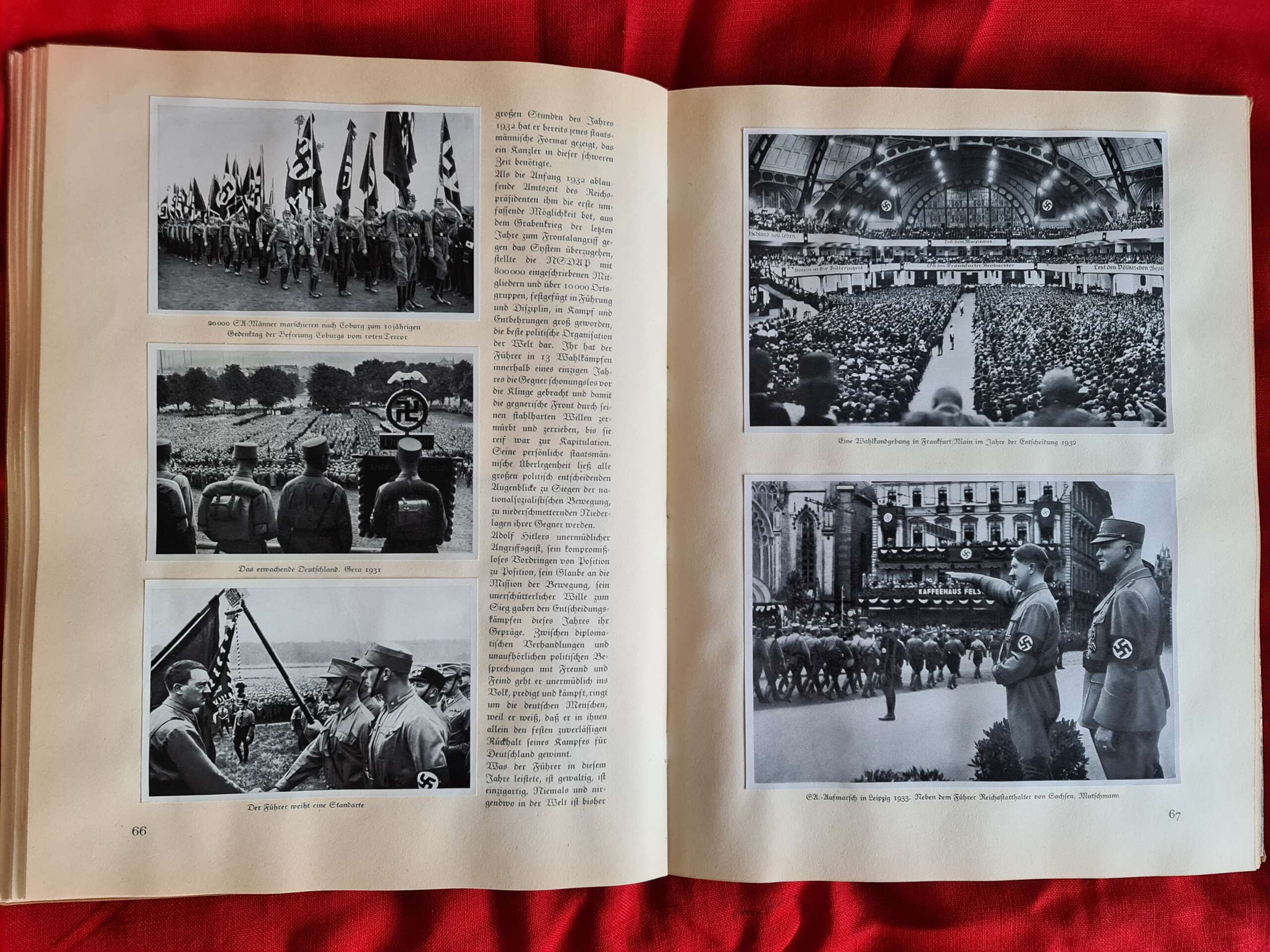 Deutschland Erwacht (Germany Awaken) Cigarette Card Photo Book with Rare Original Dust Jacket - Image 20