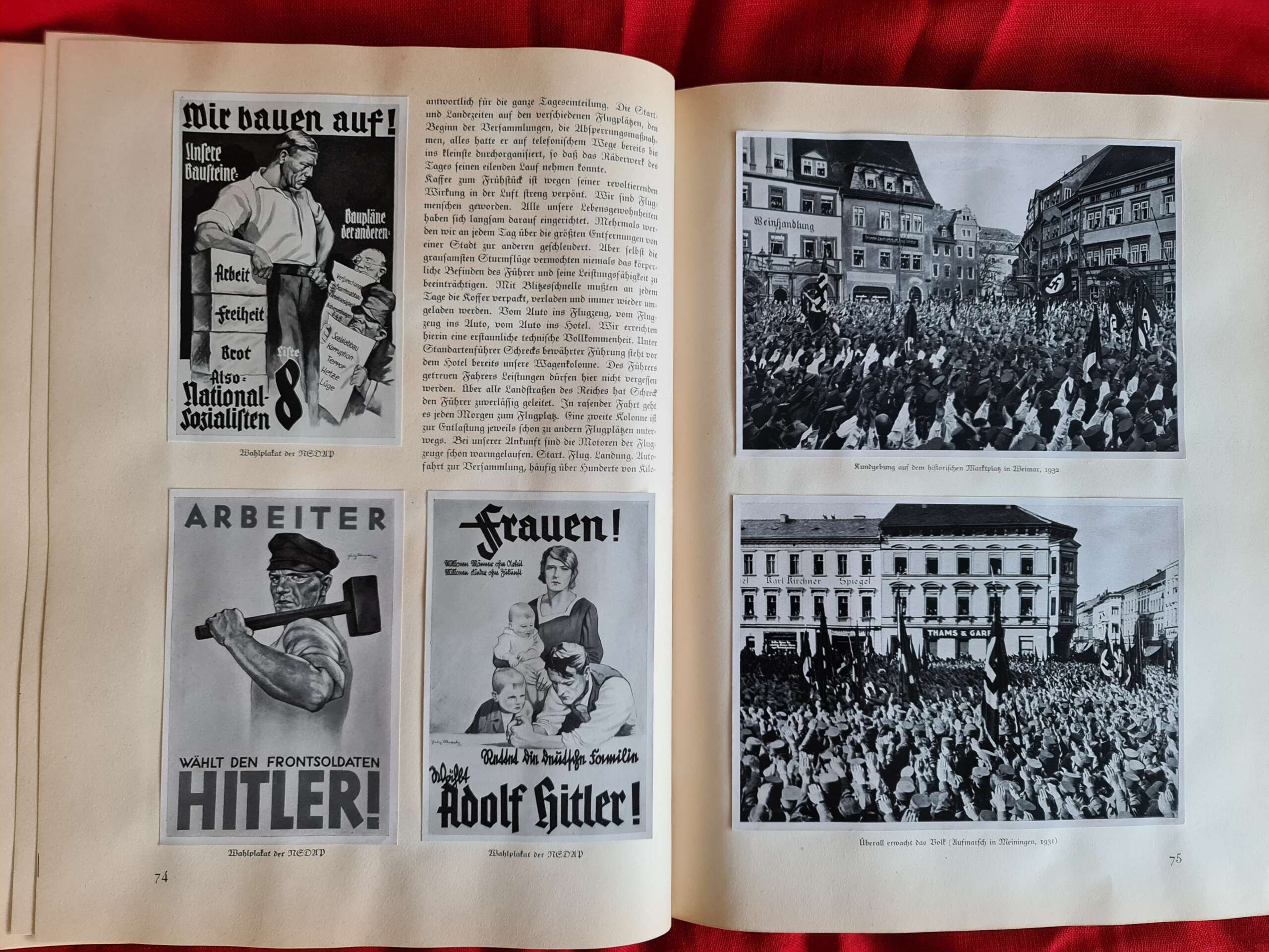 Deutschland Erwacht (Germany Awaken) Cigarette Card Photo Book with Rare Original Dust Jacket - Image 21