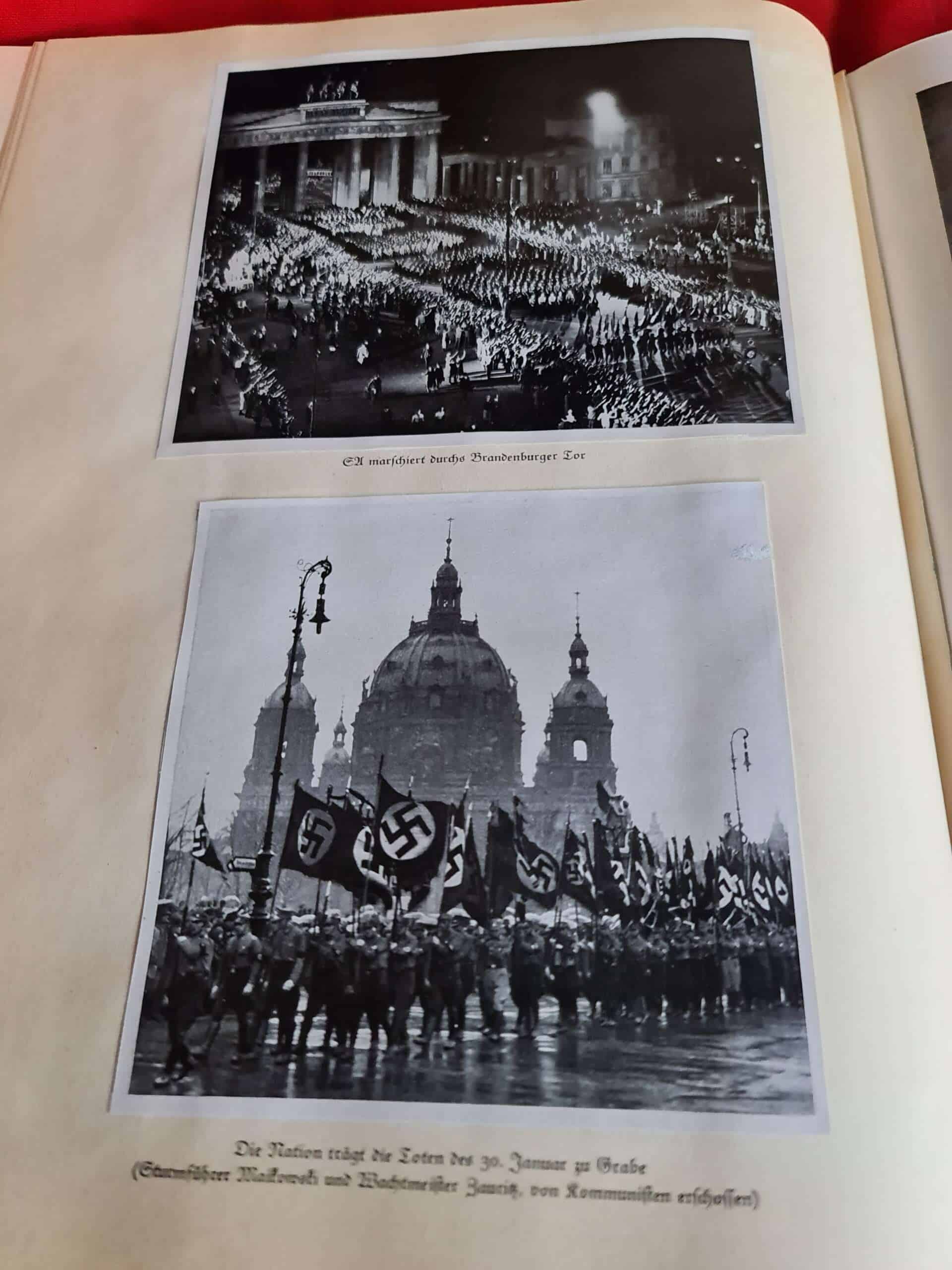 Deutschland Erwacht (Germany Awaken) Cigarette Card Photo Book with Rare Original Dust Jacket - Image 23