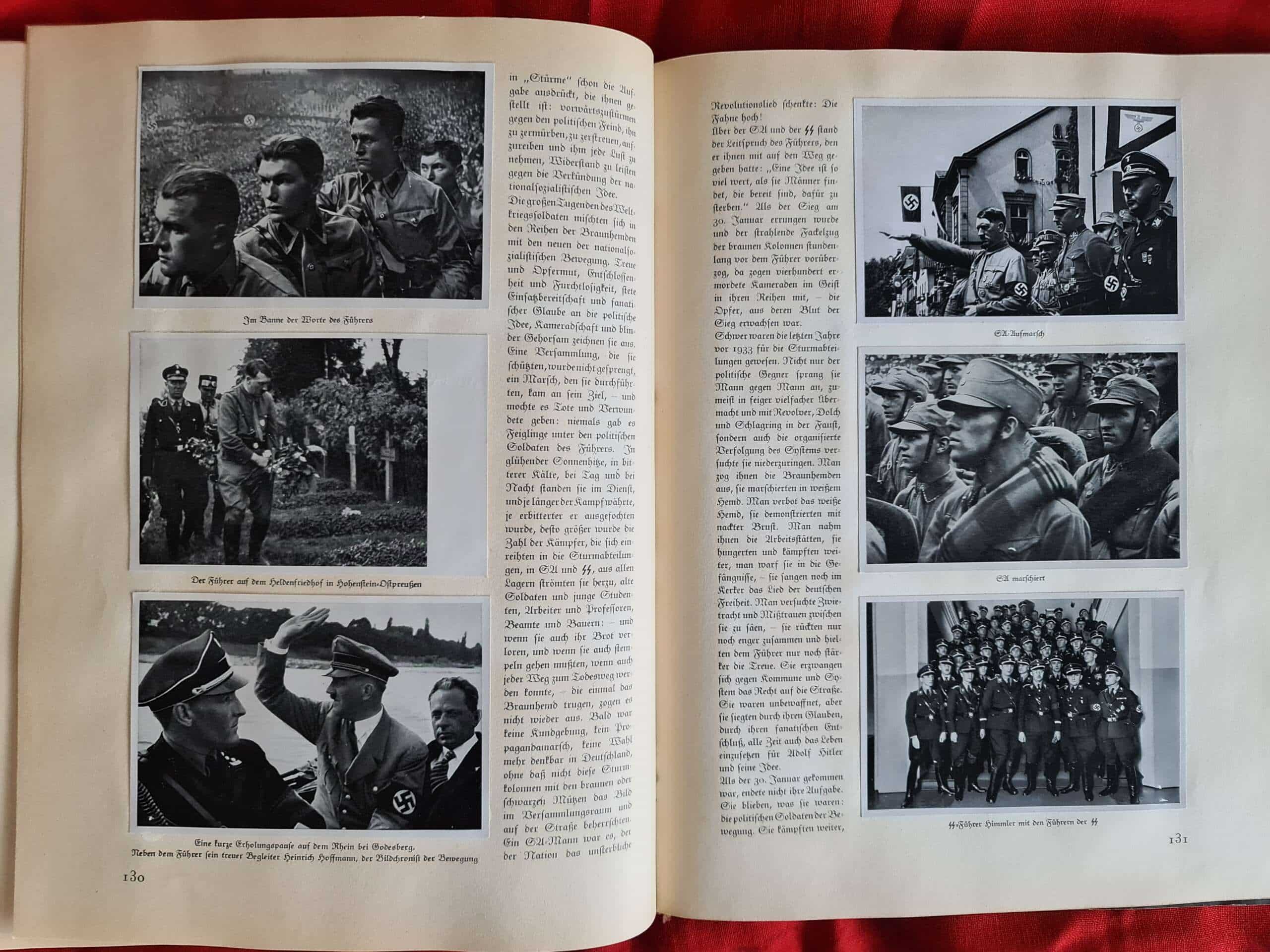 Deutschland Erwacht (Germany Awaken) Cigarette Card Photo Book with Rare Original Dust Jacket - Image 25