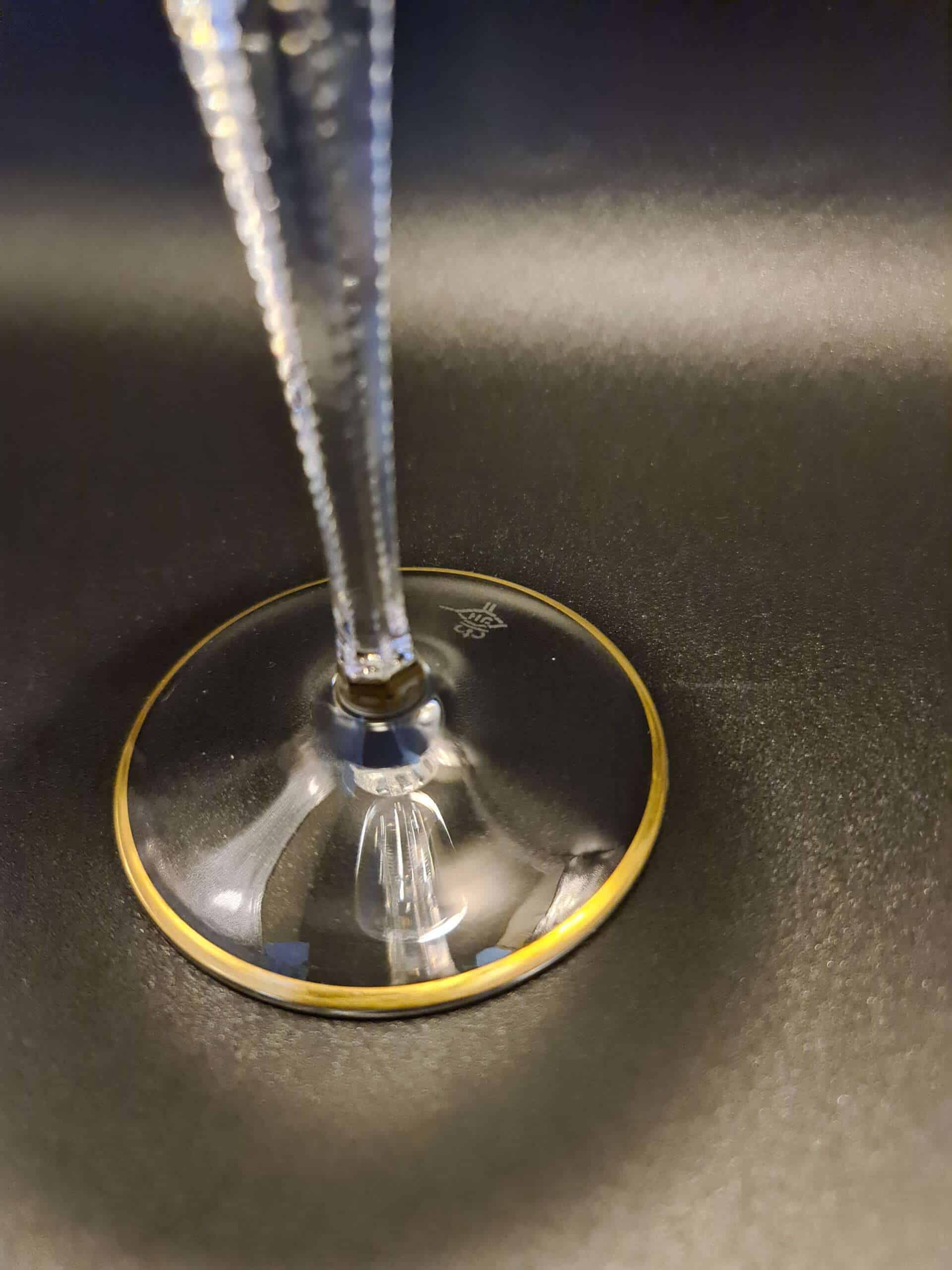 Lead Crystal Champagne Glass from Adolf Hitler’s Personal Table Service at The Berghof - Image 8