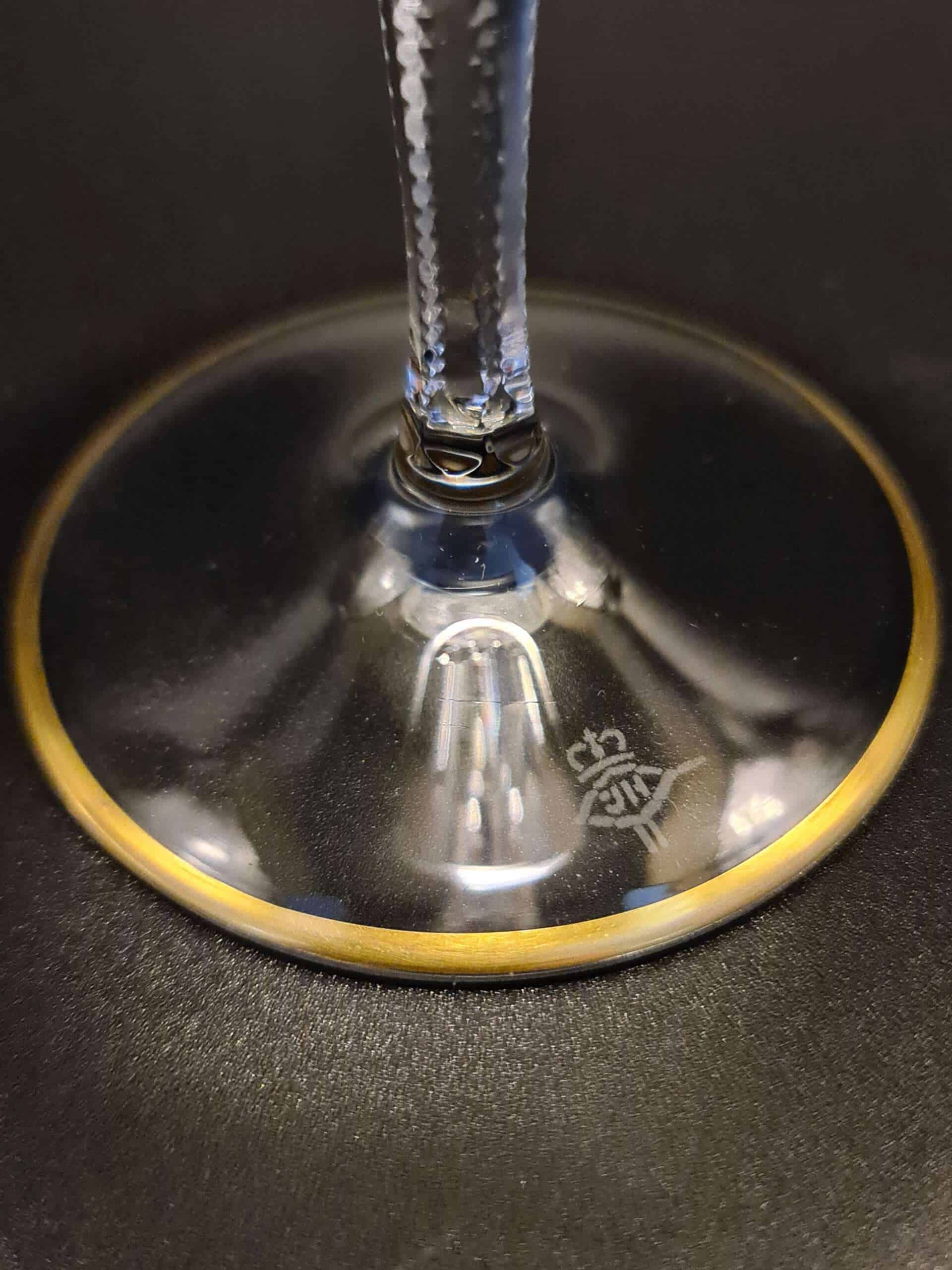 Lead Crystal Champagne Glass from Adolf Hitler’s Personal Table Service at The Berghof - Image 9