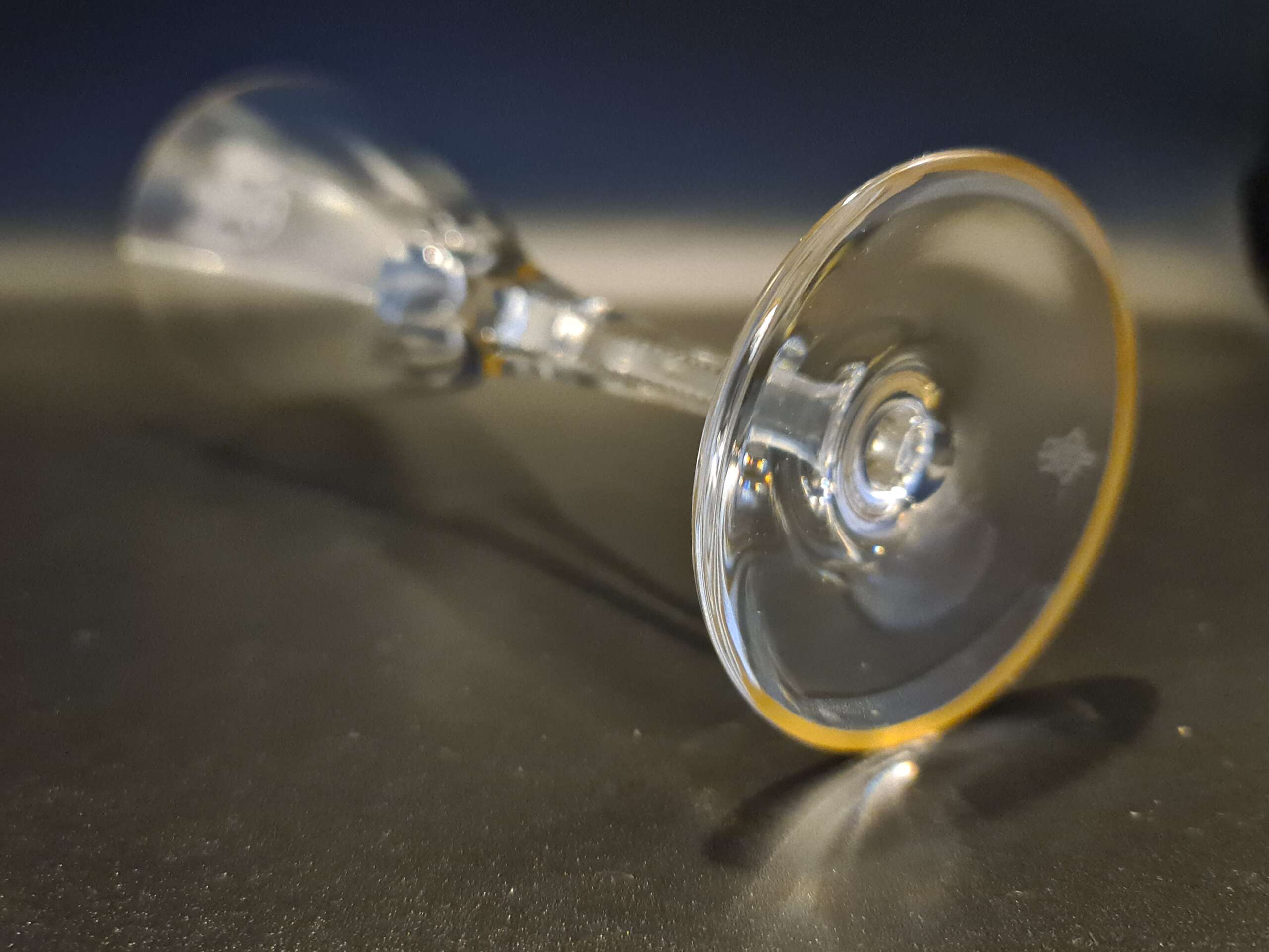 Lead Crystal Champagne Glass from Adolf Hitler’s Personal Table Service at The Berghof - Image 11