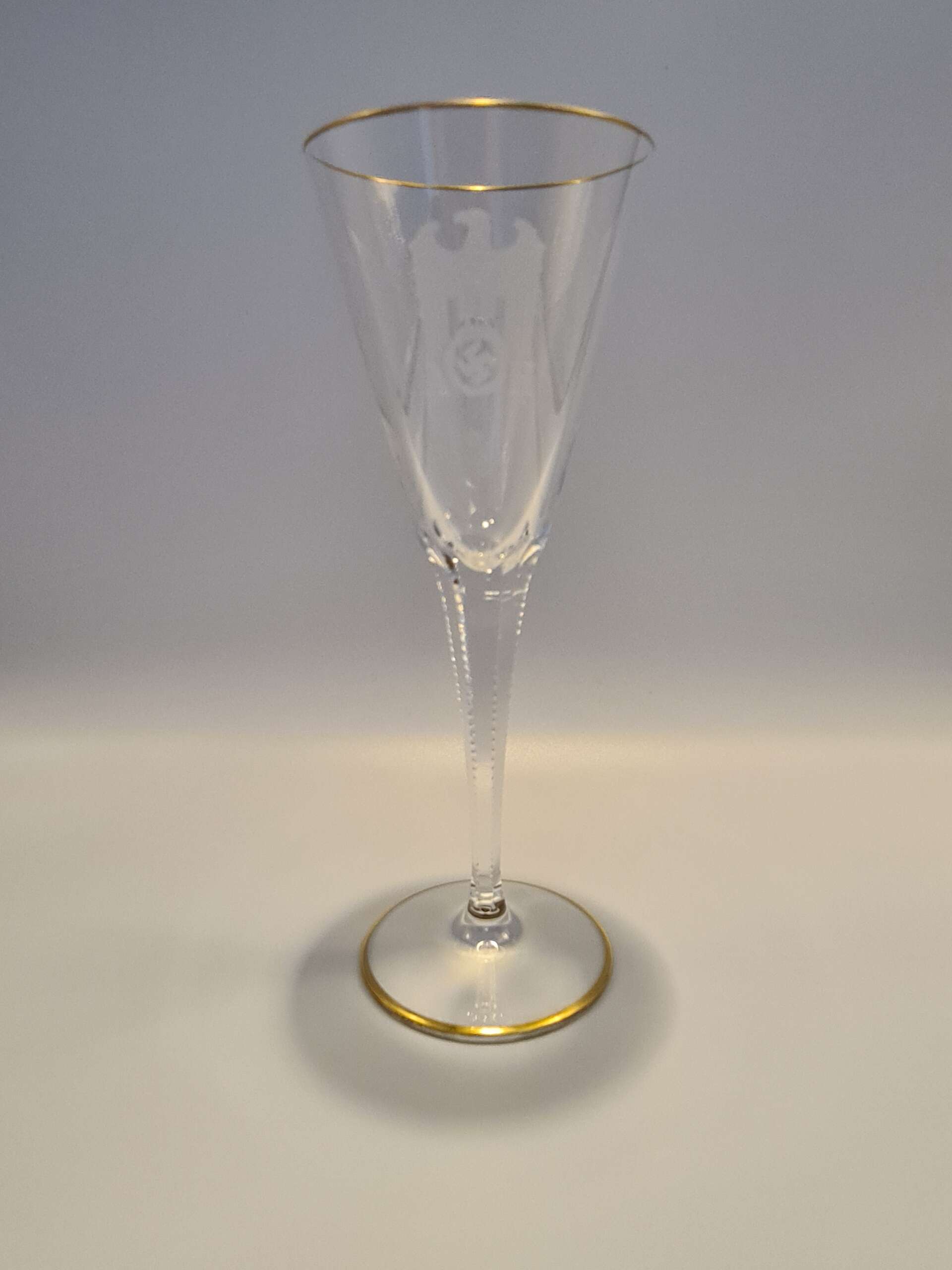 Lead Crystal Champagne Glass from Adolf Hitler’s Personal Table Service at The Berghof - Image 23