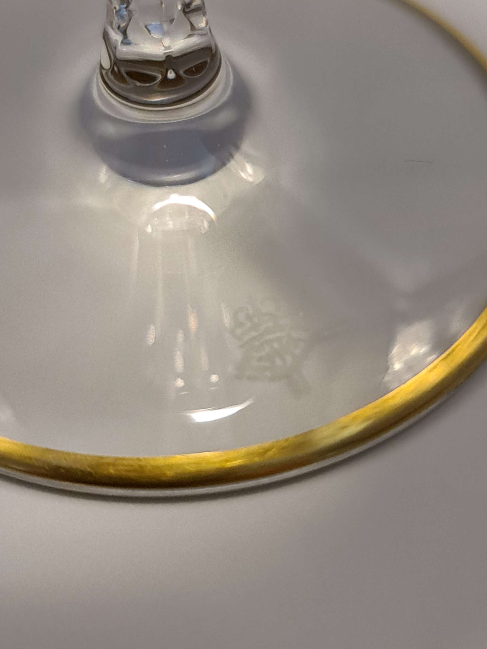 Lead Crystal Champagne Glass from Adolf Hitler’s Personal Table Service at The Berghof - Image 14