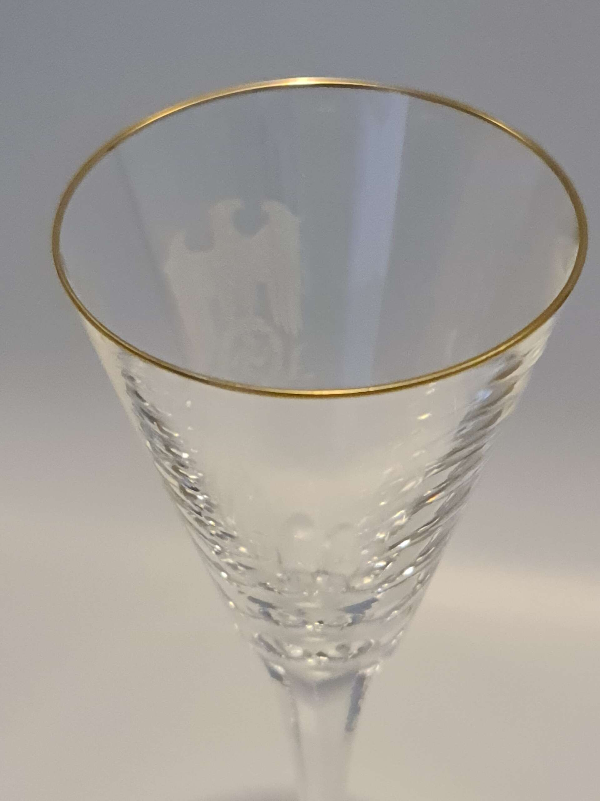 Lead Crystal Champagne Glass from Adolf Hitler’s Personal Table Service at The Berghof - Image 15