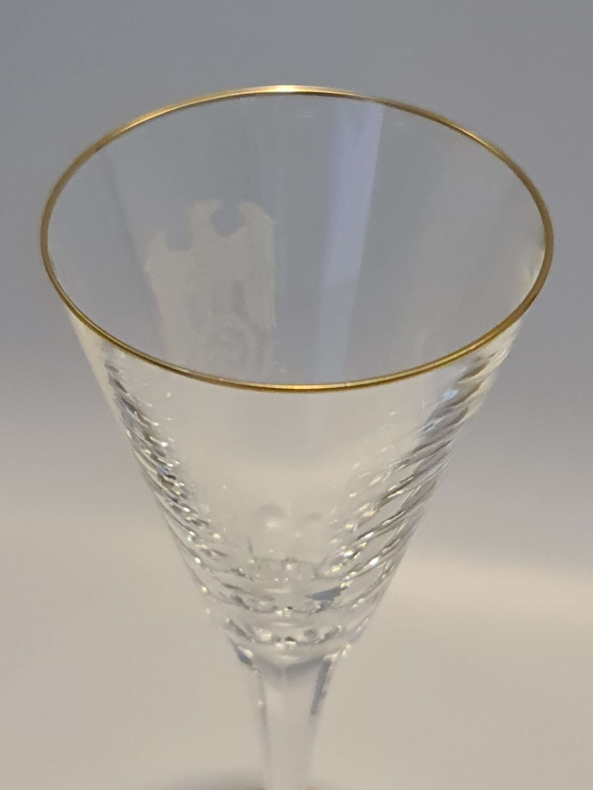 Lead Crystal Champagne Glass from Adolf Hitler’s Personal Table Service at The Berghof - Image 16