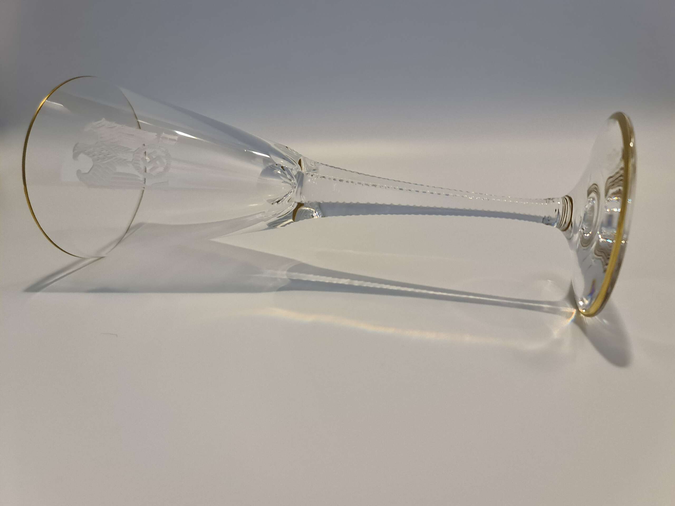 Lead Crystal Champagne Glass from Adolf Hitler’s Personal Table Service at The Berghof - Image 24