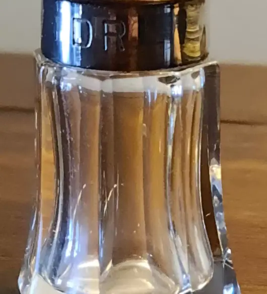 Deutsche Reichsbahn Silver Lidded Ground Pepper Shaker from the Führersonderzug 