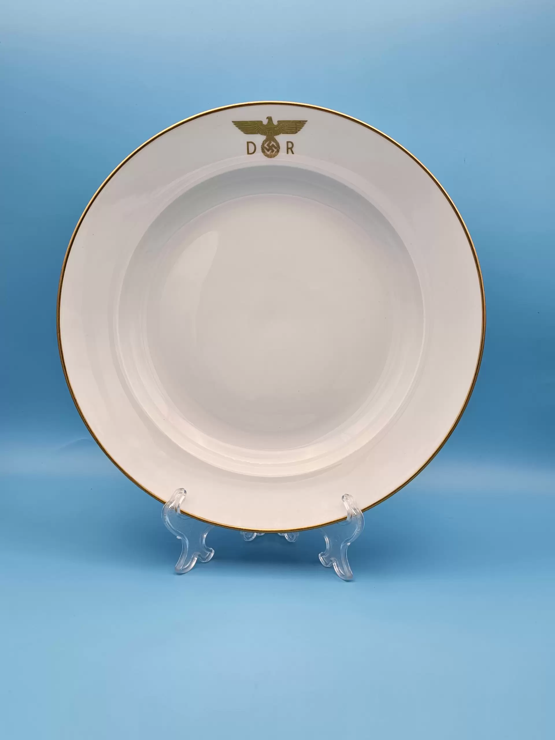 Nymphenburg Porcelain Soup Dish/Bowl from Hermann Göring’s Family Wagon 10 ‘205’