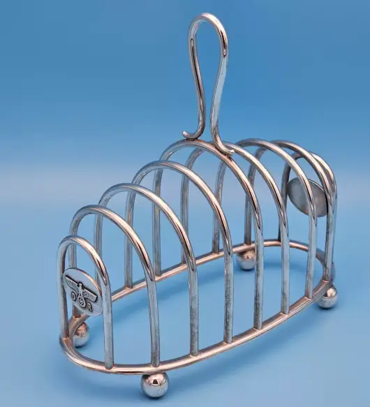 Deutsche Reichsbahn, Silver Toast Rack from Hermann Göring’s Dining Wagon 10 ‘243’