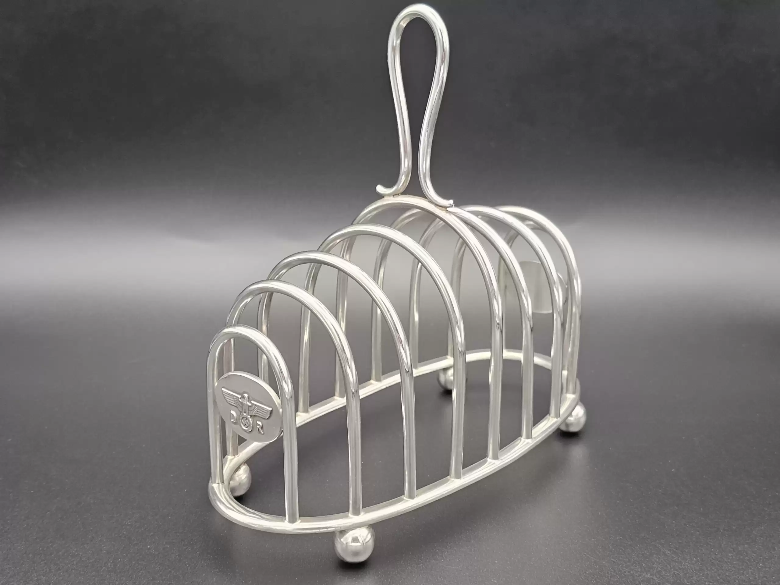 Deutsche Reichsbahn, Silver Toast Rack from Hermann Göring’s Dining Wagon 10 ‘243’ - Image 15