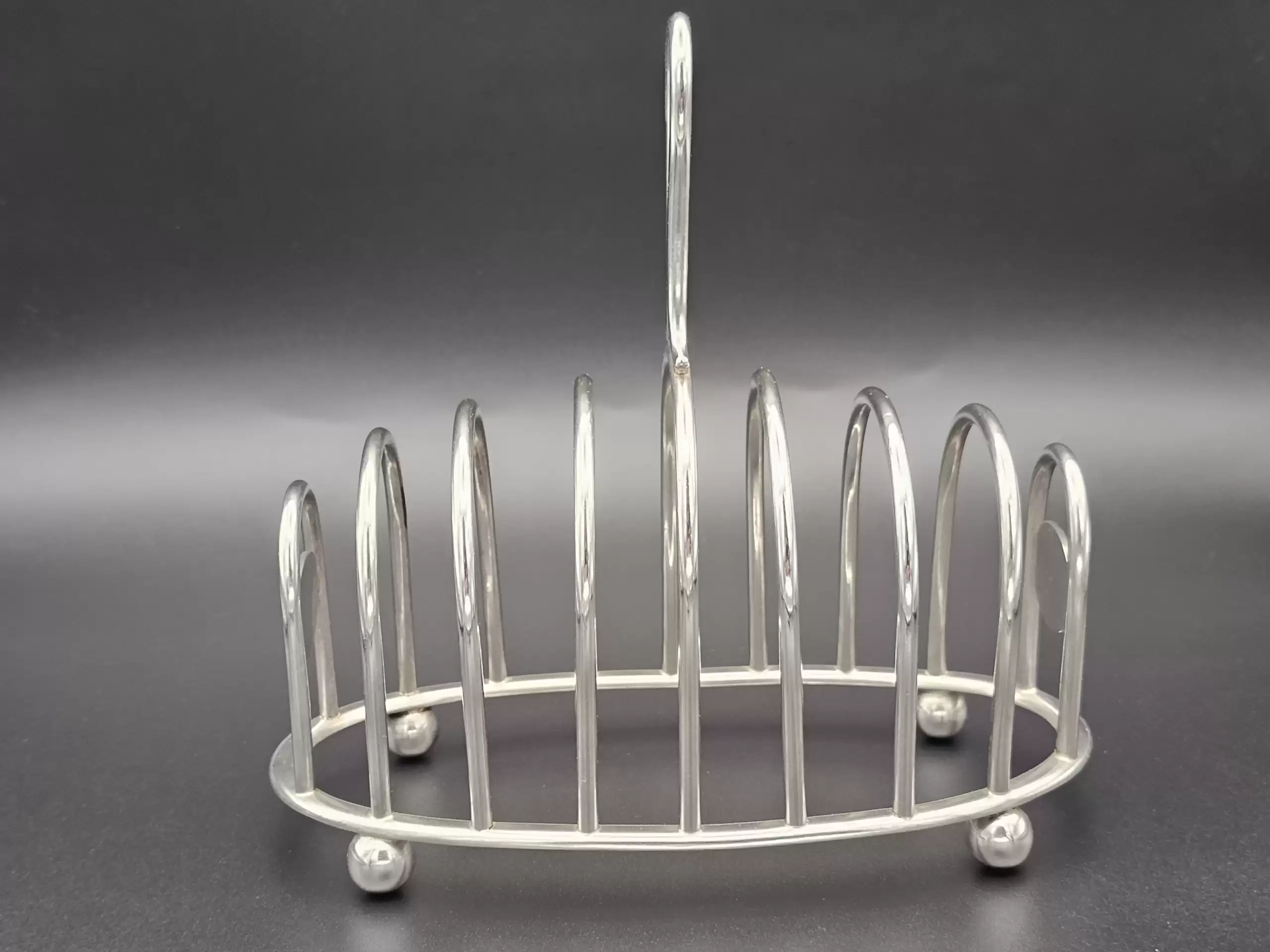 Deutsche Reichsbahn, Silver Toast Rack from Hermann Göring’s Dining Wagon 10 ‘243’ - Image 4