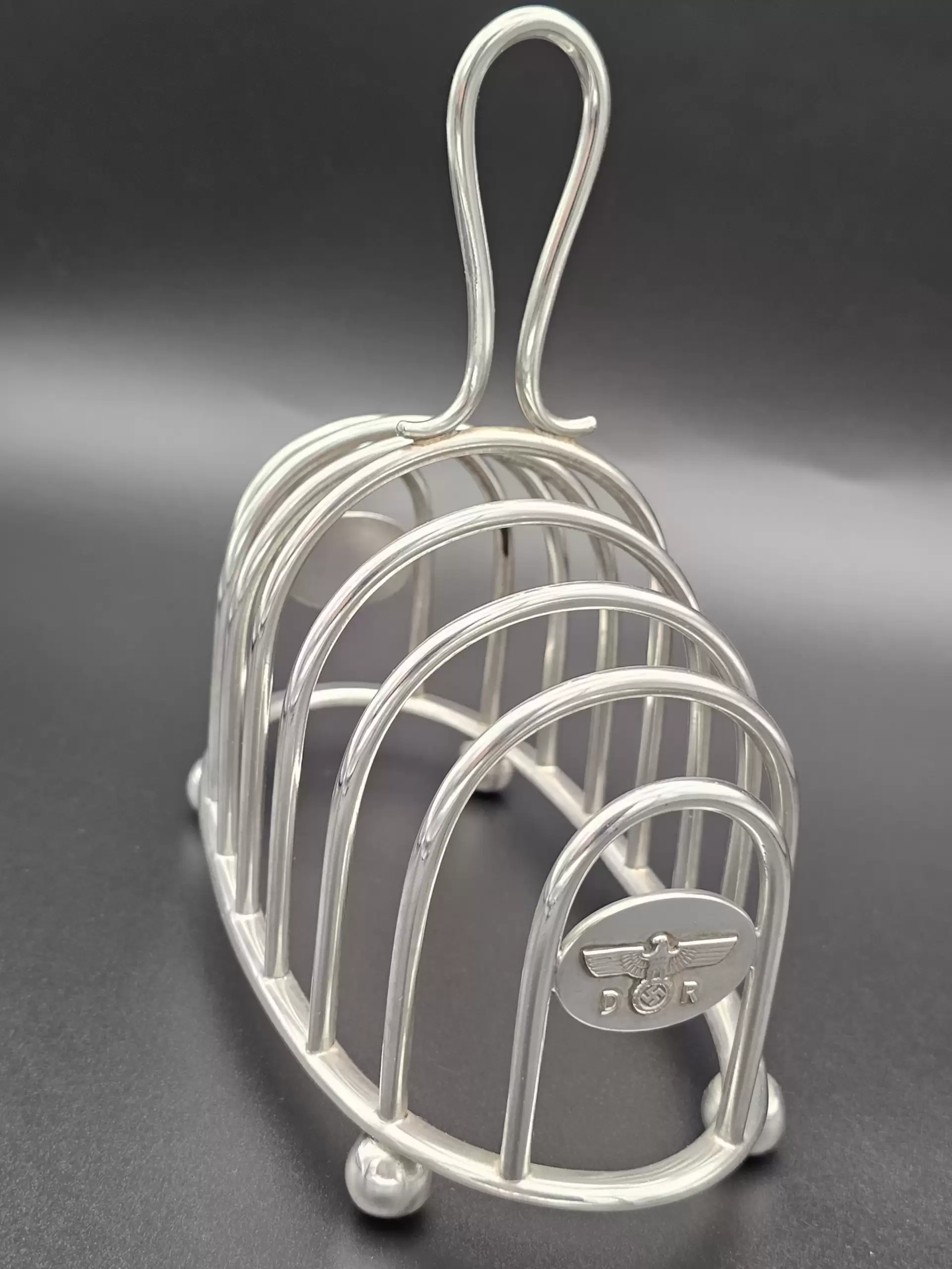 Deutsche Reichsbahn, Silver Toast Rack from Hermann Göring’s Dining Wagon 10 ‘243’ - Image 11