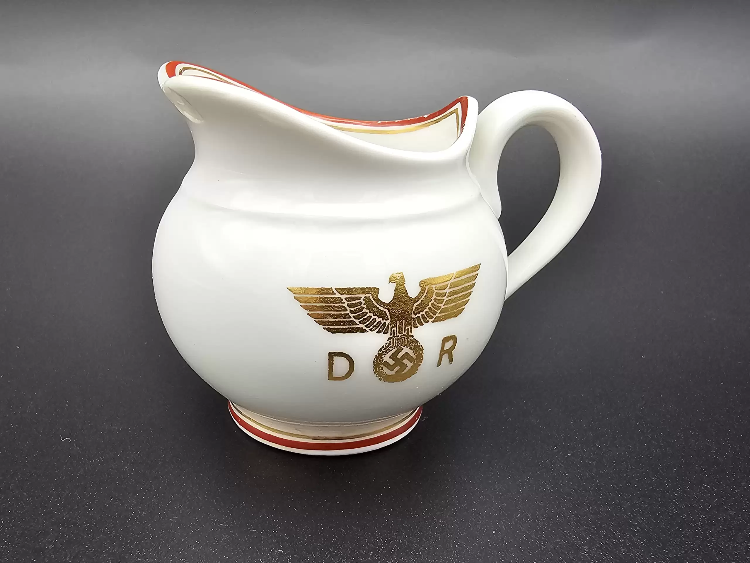 Nymphenburg Porcelain Small Milk Jug / Creamer from Hermann Göring’s Dining Wagon 10 ‘243’