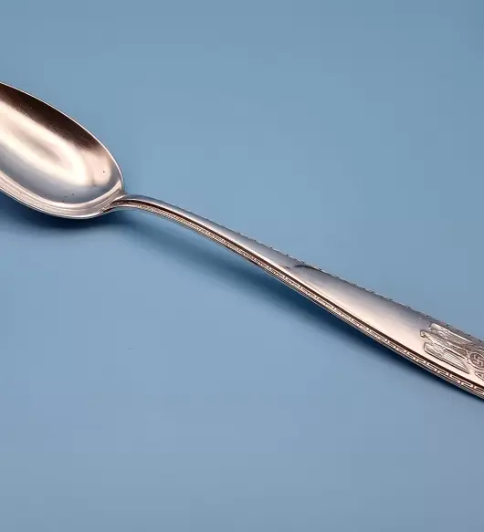 Adolf Hitler Solid Silver Formal Table Spoon from The Führerbau, with provenance