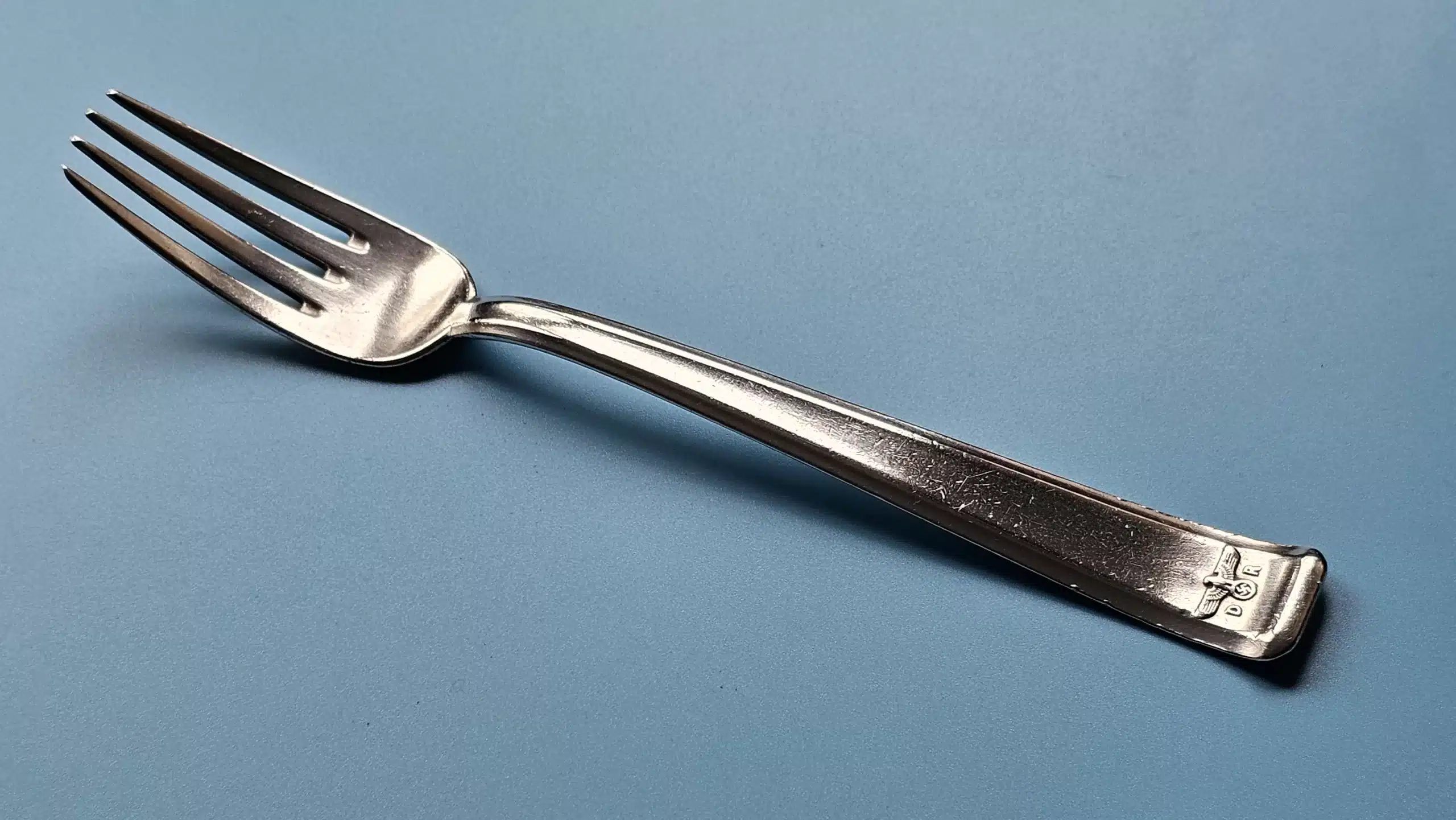 Bruckmann & Sohne Silver Dinner Fork from Adolf Hitler`s First Dining Wagon 10 ‘242’