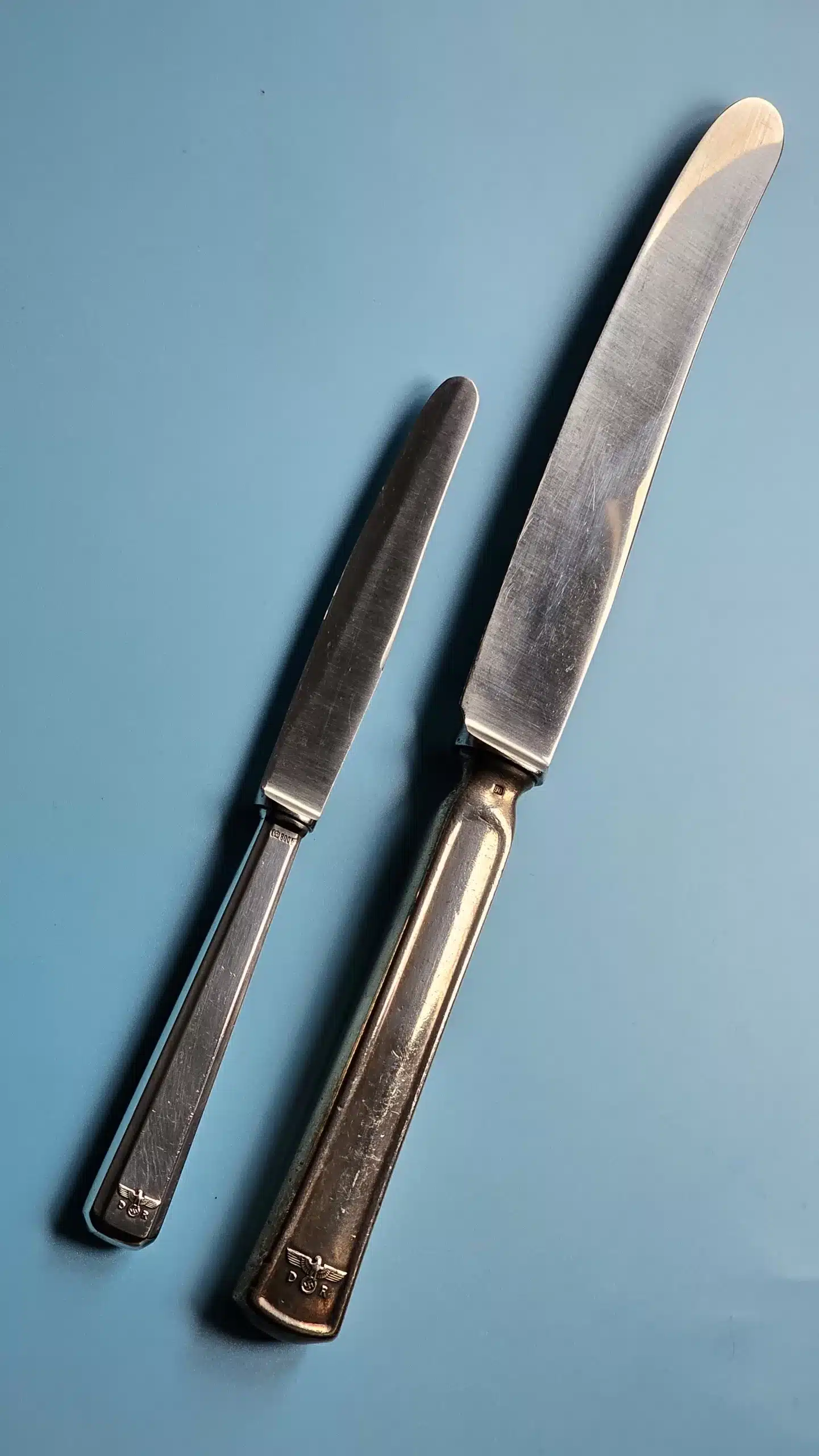 Bruckmann & Sohne Silver Fruit/Dessert Knife from Adolf Hitler`s First Dining Wagon 10 ‘242’ - Image 2