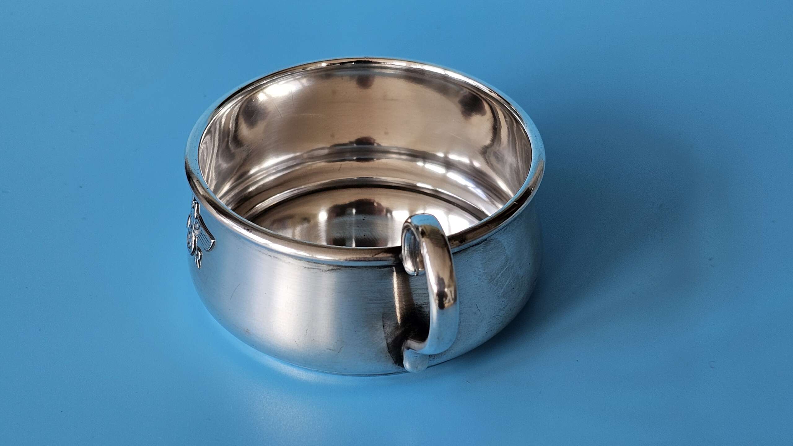 Bruckmann Silver ‘ALPAKA’ Ragout-Fin Cup Holder (Ragoutphaennchen) from Hermann Göring`s primary Dining Wagon 10 ‘241’ - Image 7