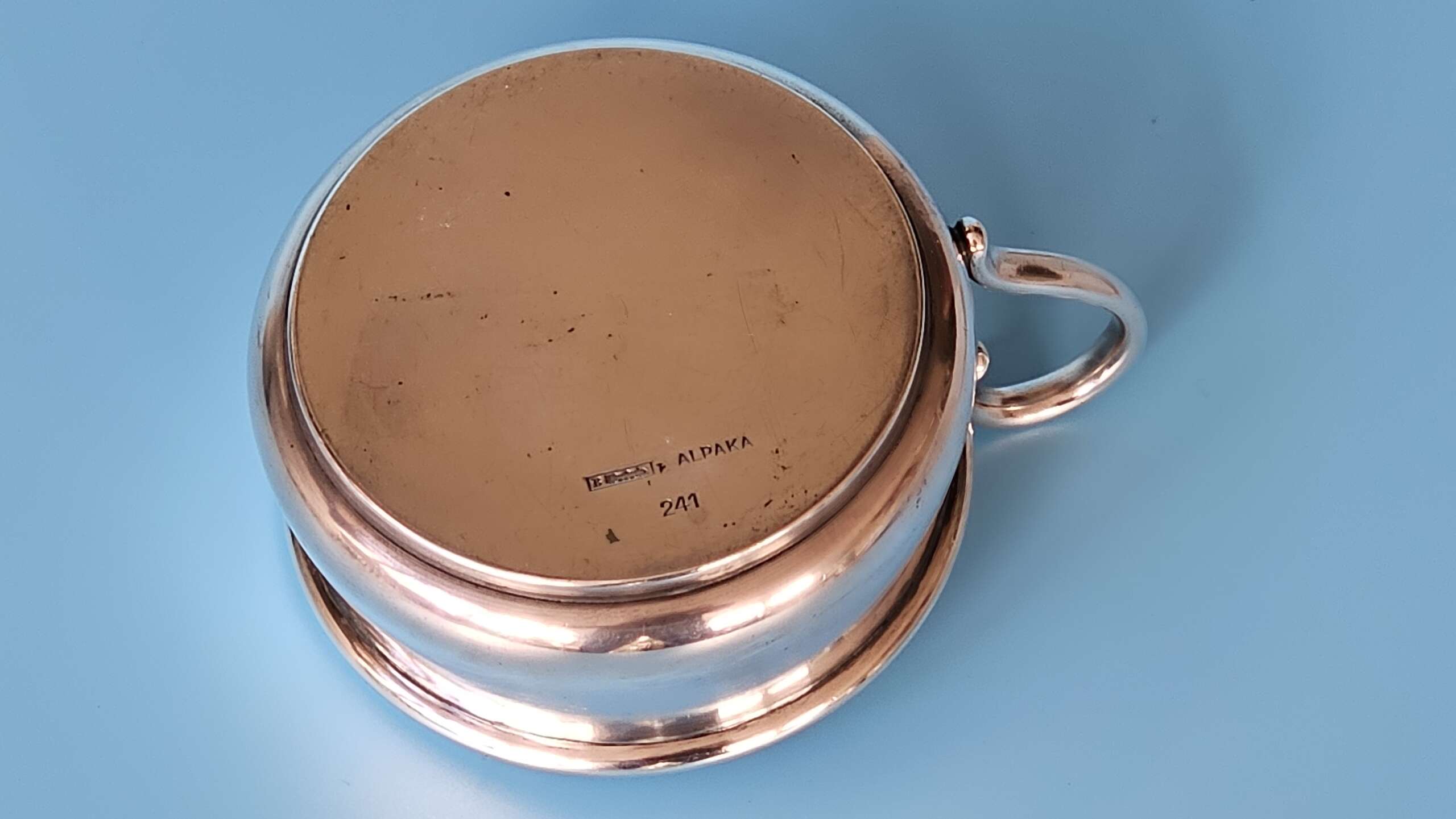 Bruckmann Silver ‘ALPAKA’ Ragout-Fin Cup Holder (Ragoutphaennchen) from Hermann Göring`s primary Dining Wagon 10 ‘241’ - Image 10