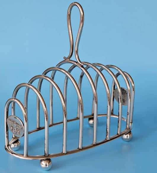 Bruckmann Silver 'ALPAKA' Toast Rack from Hermann Göring’s Primary Dining Wagon 10 ‘241’