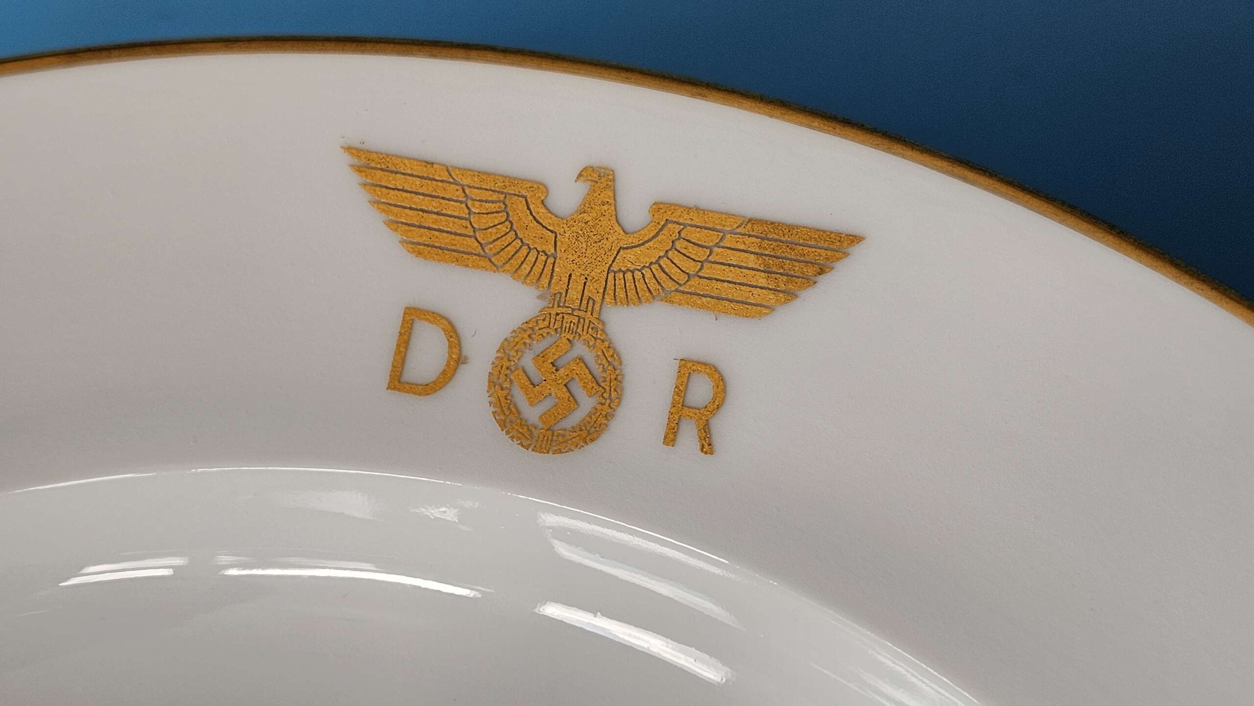Nymphenburg Porcelain Soup Dish/Bowl from Hermann Göring’s Family Wagon 10 ‘205’ #2 - Image 10