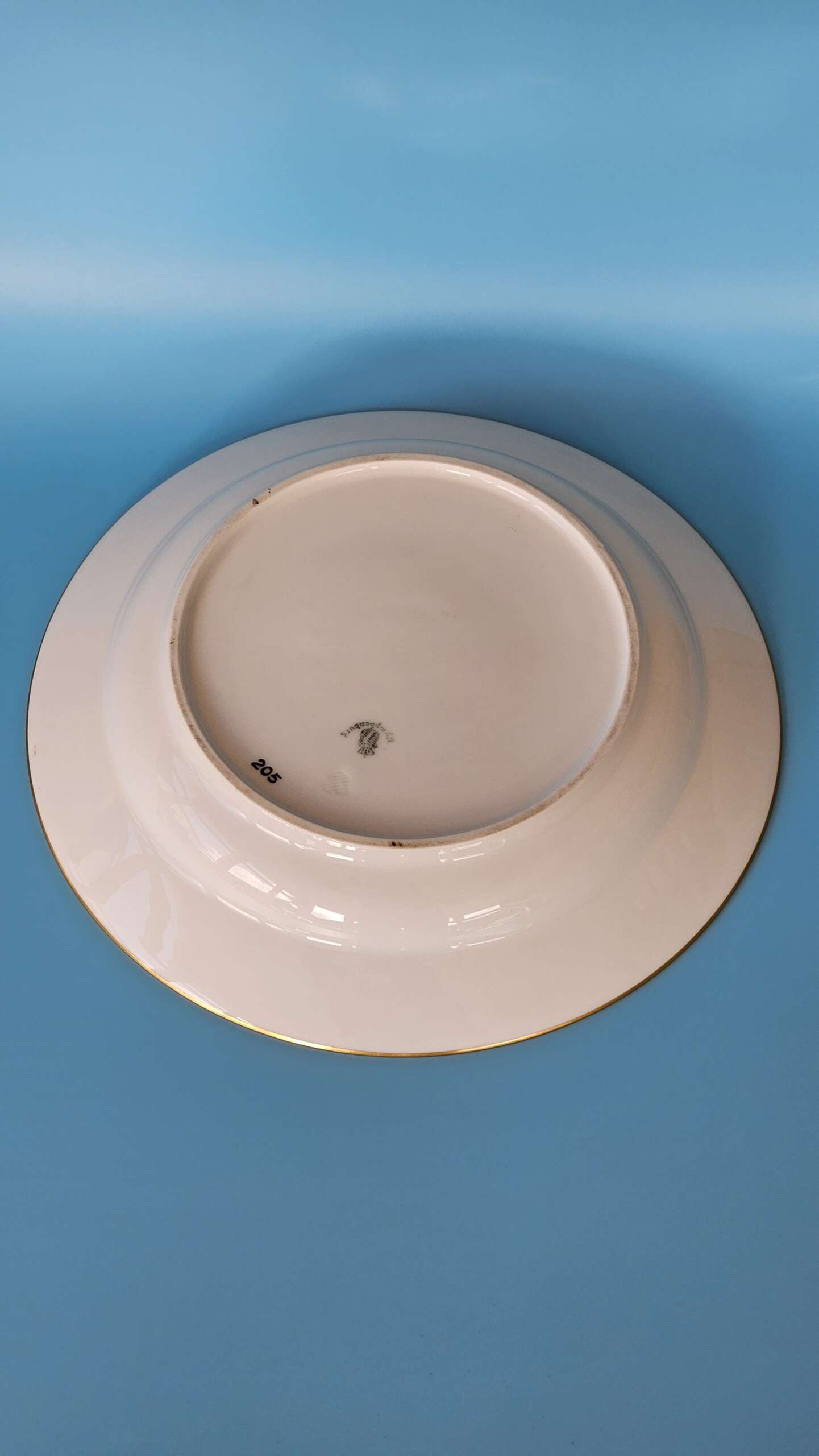Nymphenburg Porcelain Soup Dish/Bowl from Hermann Göring’s Family Wagon 10 ‘205’ #2 - Image 5