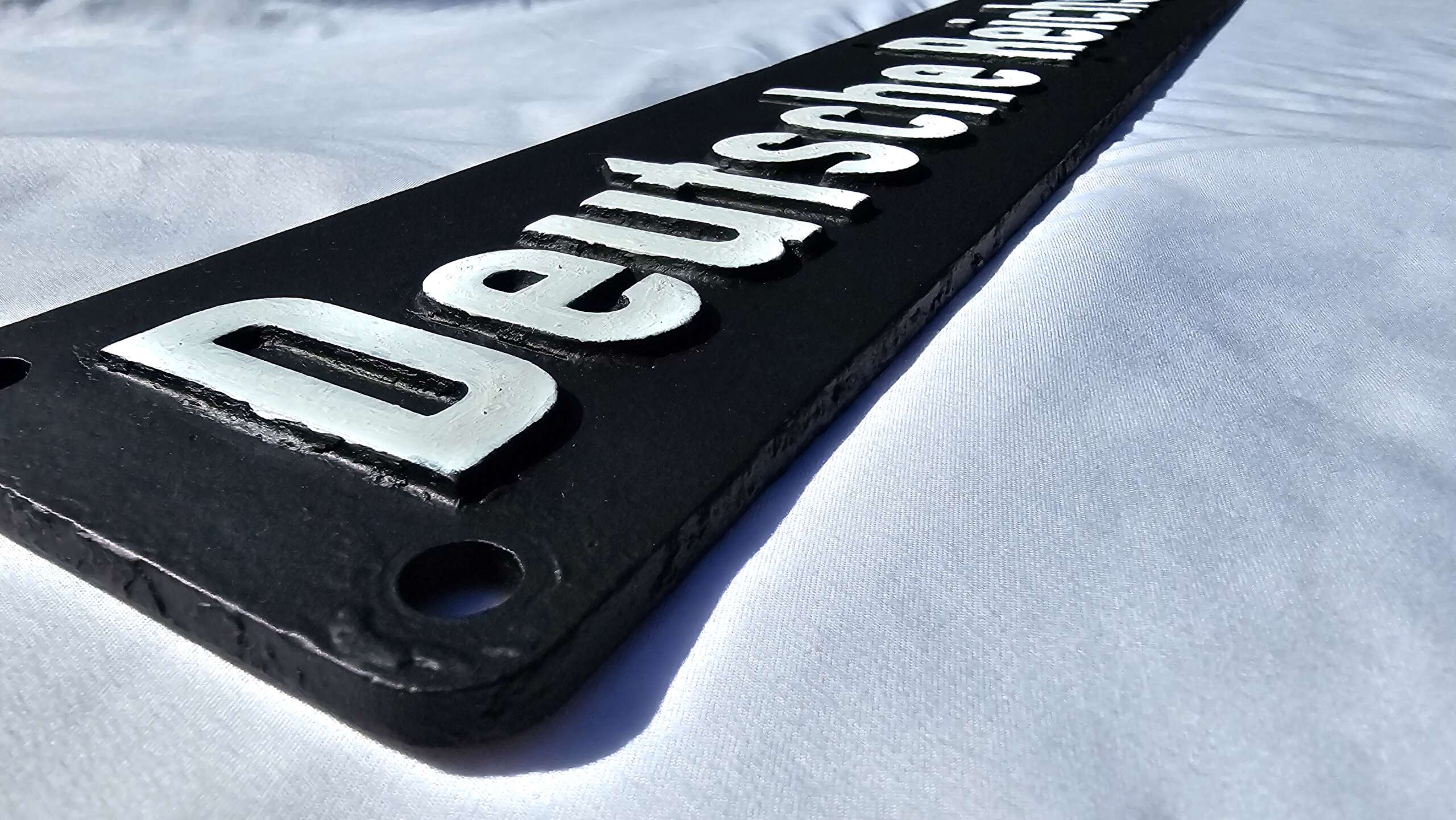 Original Third Reich Deutsche Reichsbahn Train Engine Plaque - Image 7