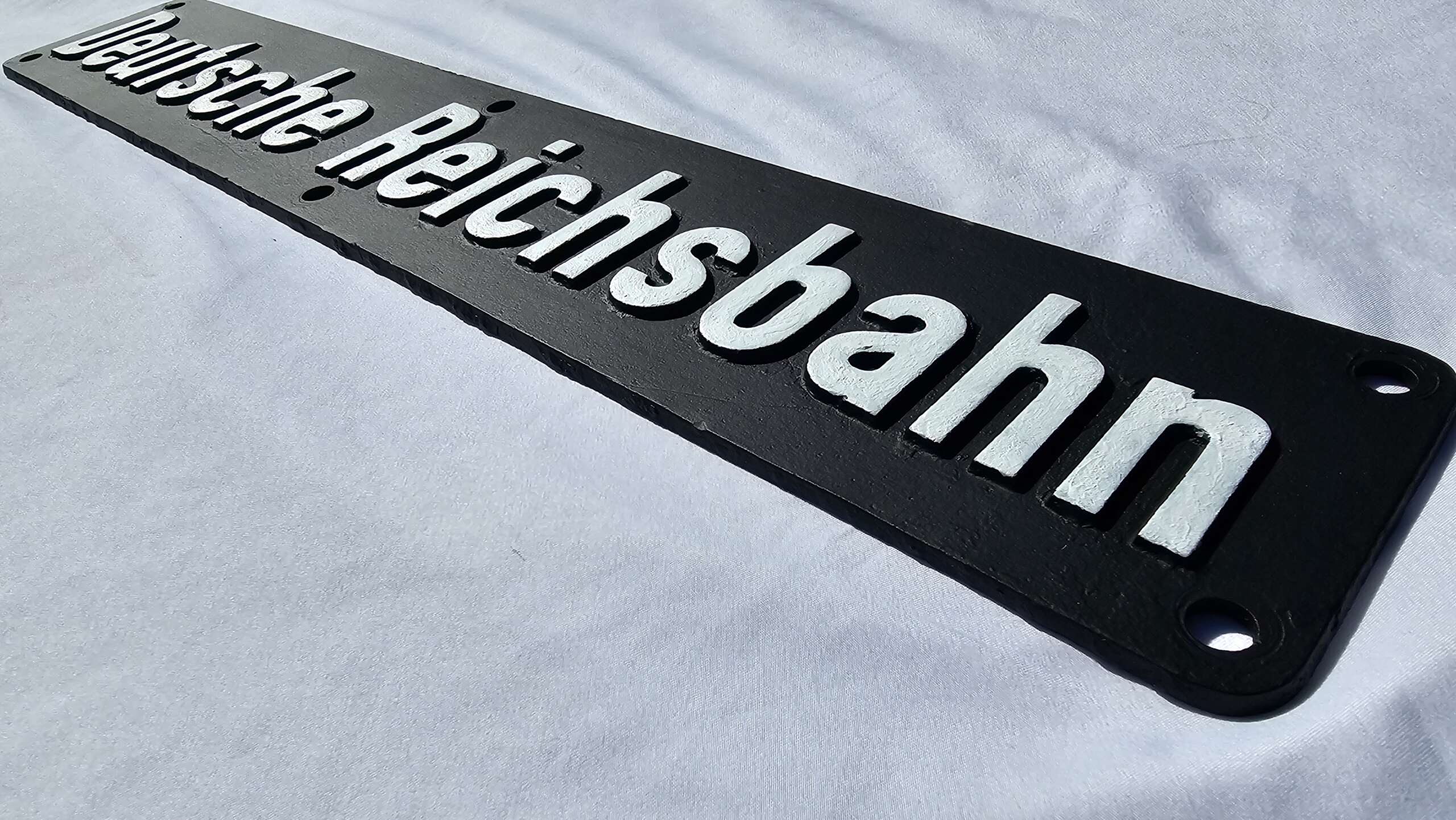 Original Third Reich Deutsche Reichsbahn Train Engine Plaque