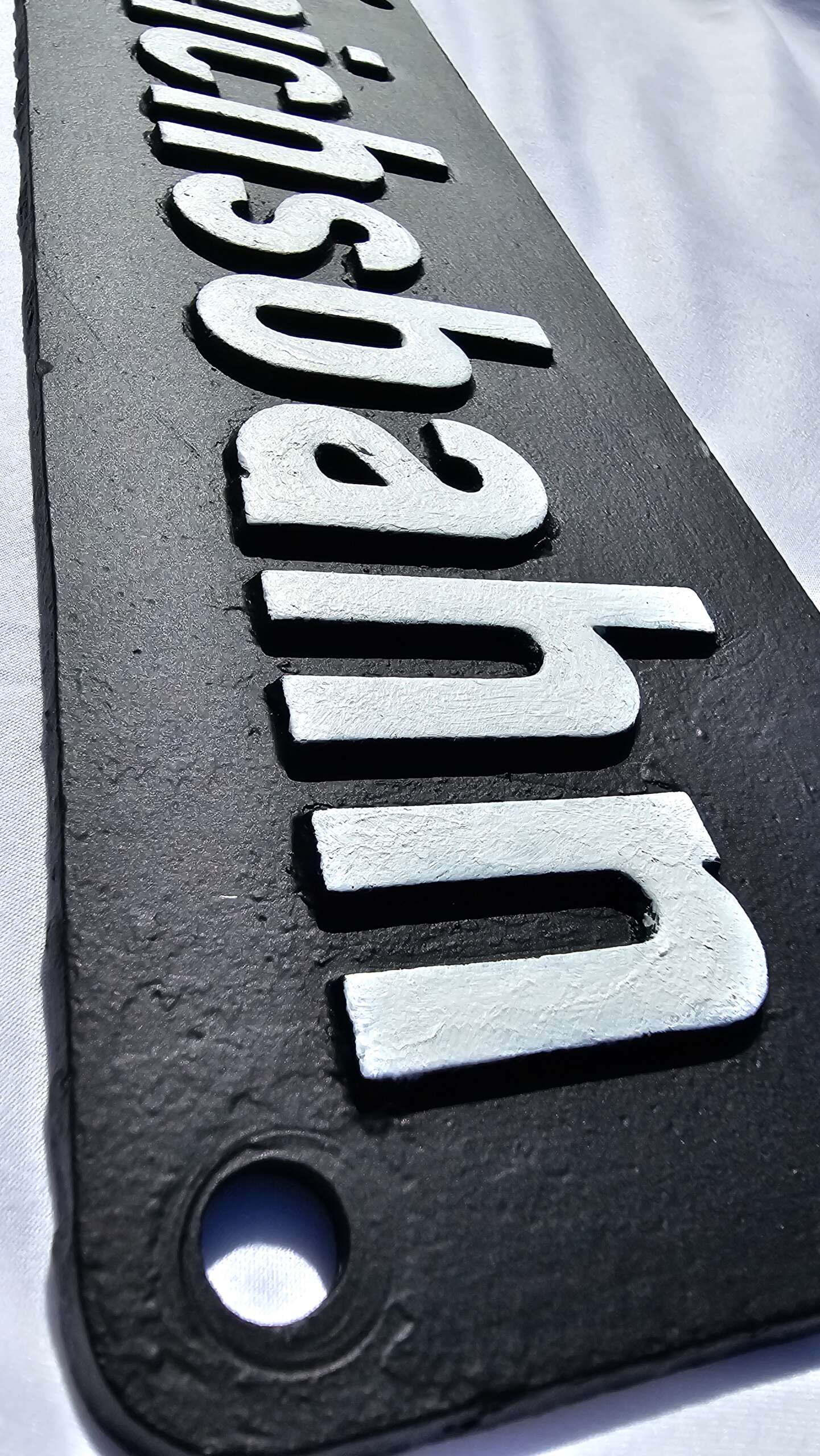 Original Third Reich Deutsche Reichsbahn Train Engine Plaque - Image 12