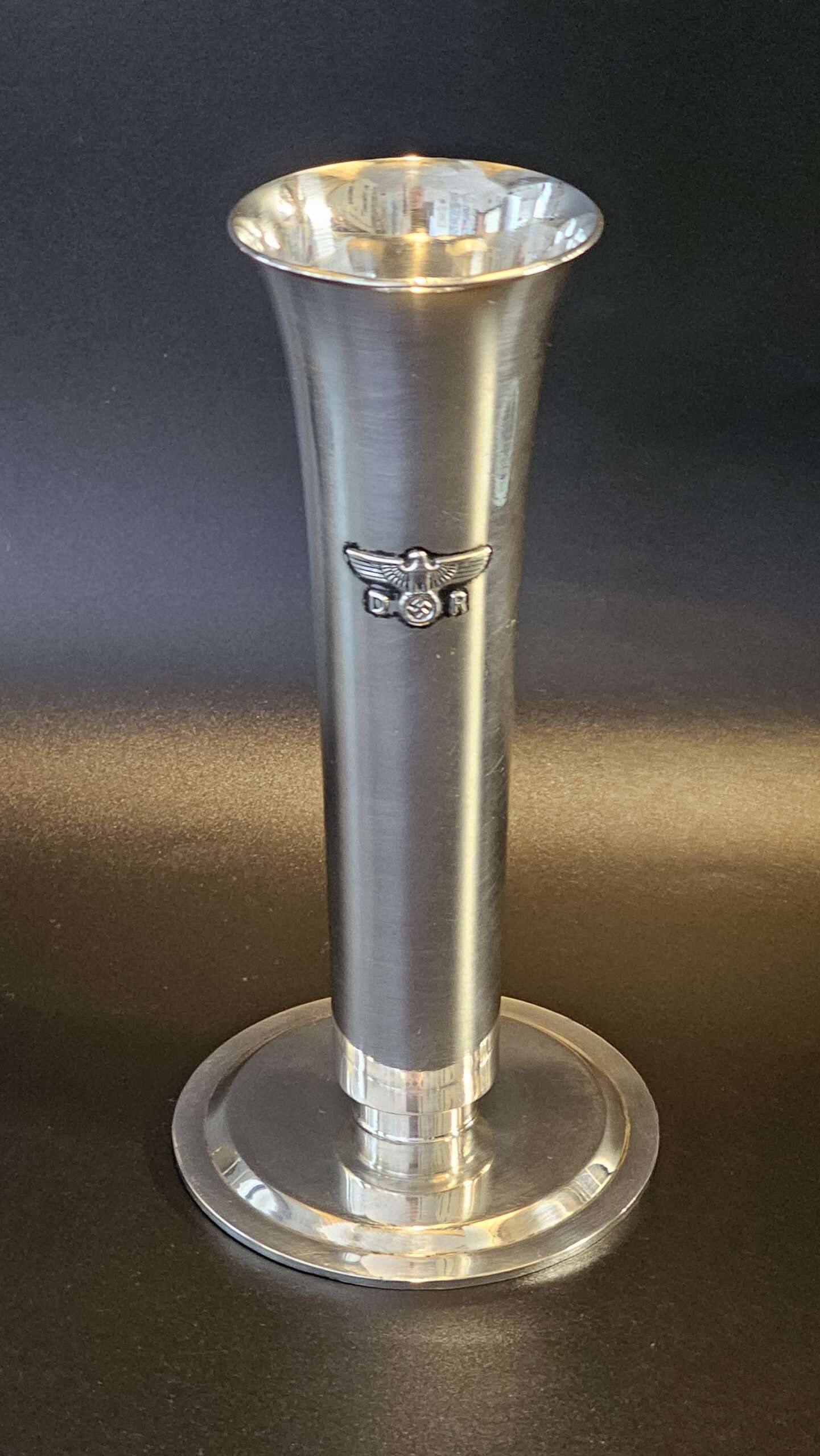Bruckmann & Sohne Solid Silver Stem Vase from Hermann Göring’s Family Wagon 10 ‘205’