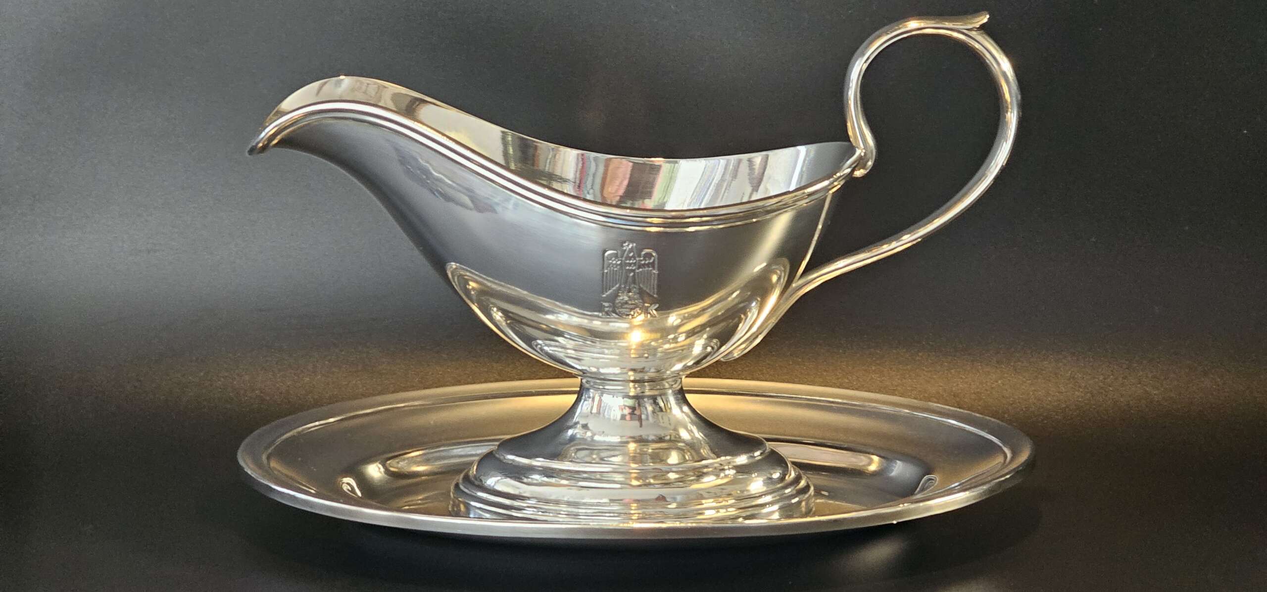 Silver Gravy boat from The New Reich Chancellery, Neue Reichskanzlei, Berlin *LIMITED TIME OFFER* - Image 3