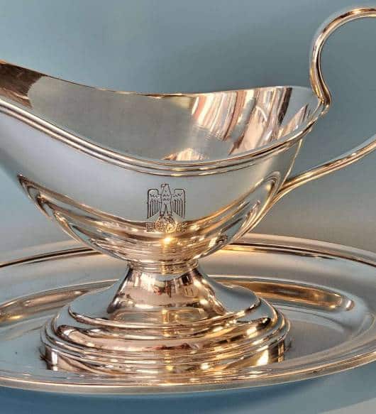 Silver Gravy boat from The New Reich Chancellery, Neue Reichskanzlei, Berlin *LIMITED TIME OFFER*