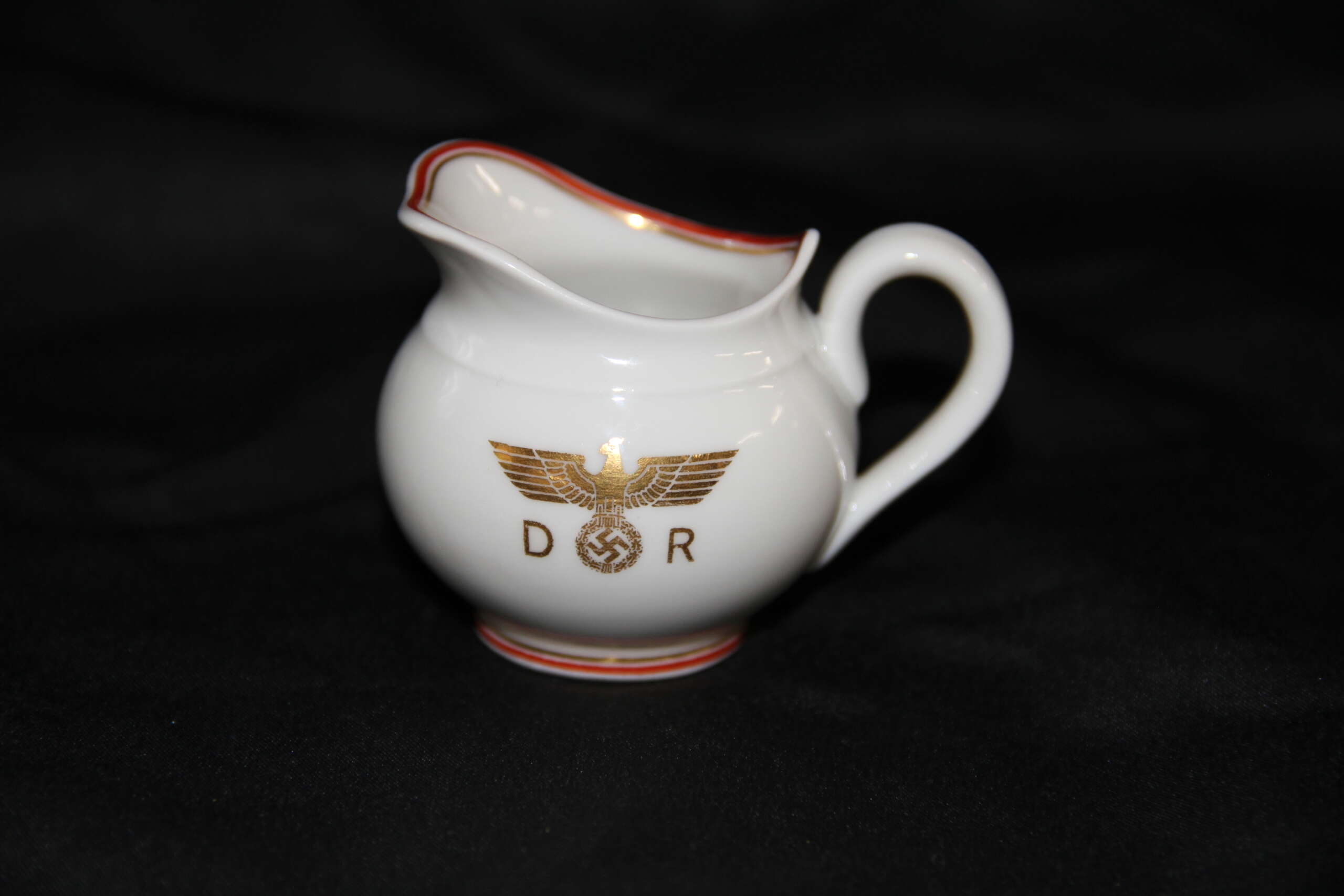 Nymphenburg Porcelain Small Milk Jug / Creamer from Hermann Göring’s Communication and Situation Wagon 10 ‘253’